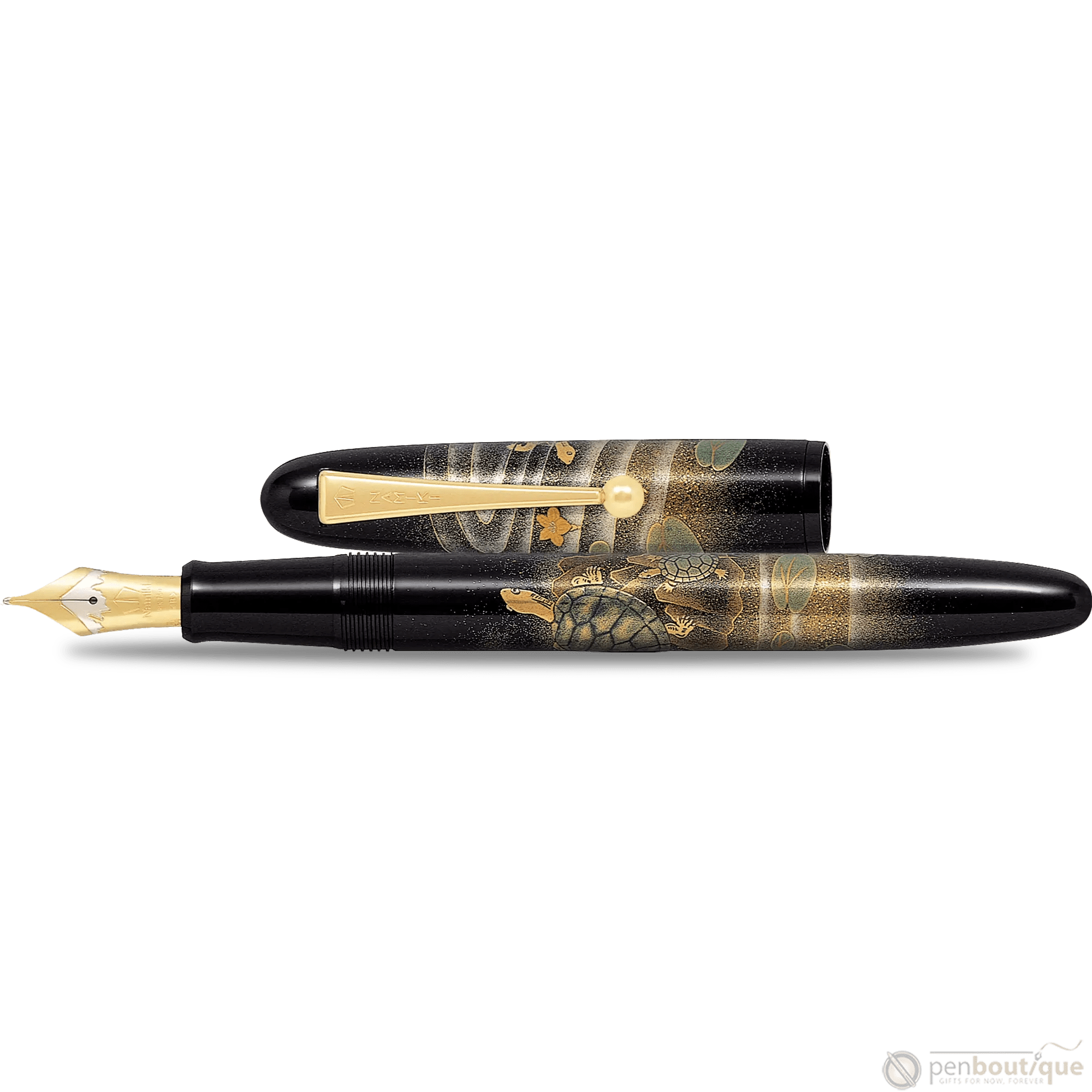 Namiki Yukari Collection Turtle Fountain Pen - Medium - Pen Boutique Ltd
