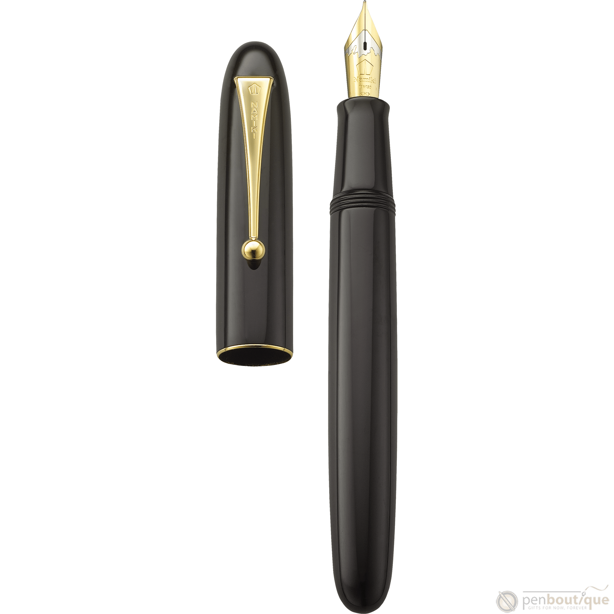 Namiki Yukari Royale Fountain Pen - Urushi Black - Pen Boutique Ltd
