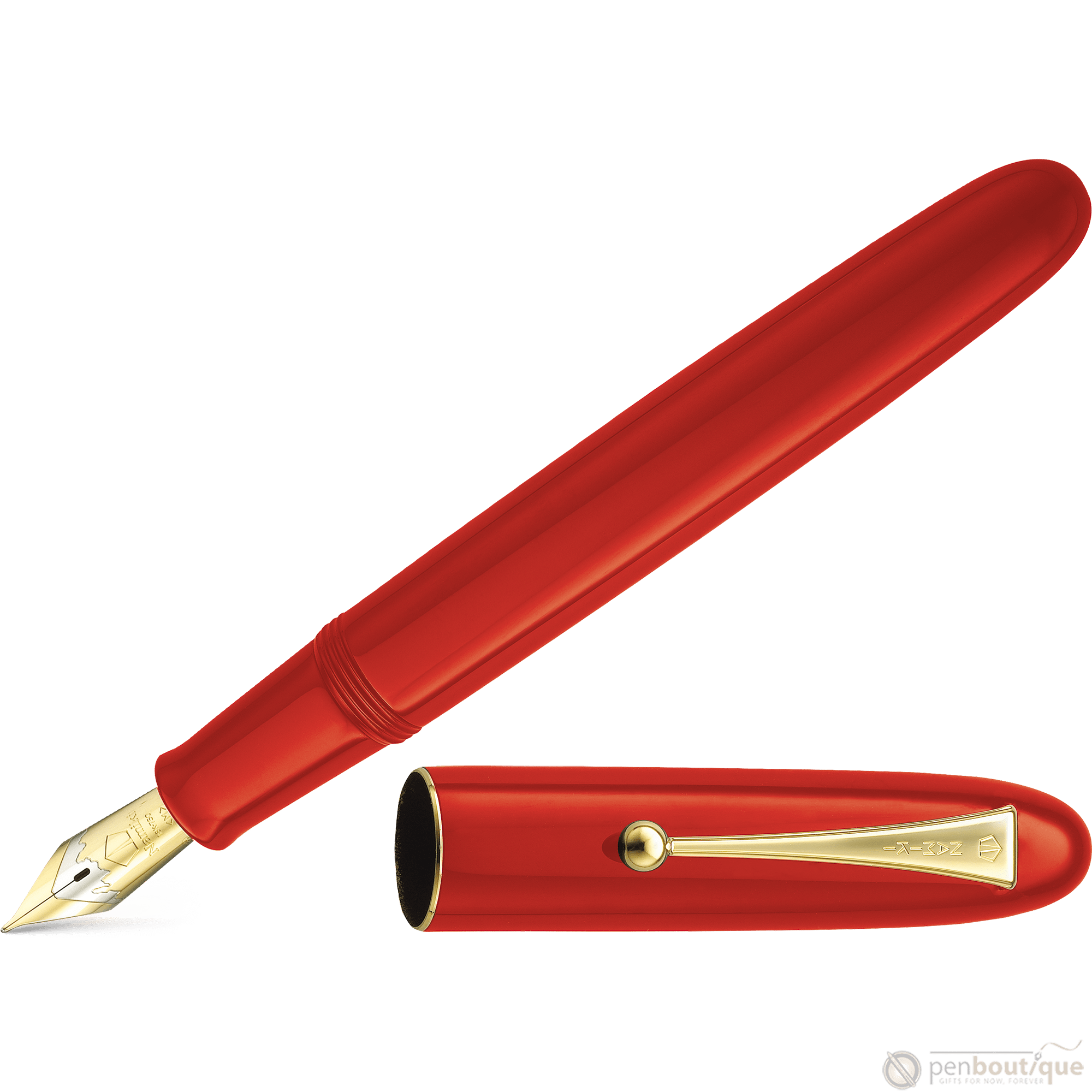 Namiki Yukari Royale Fountain Pen - Urushi Vermillion - Pen Boutique Ltd