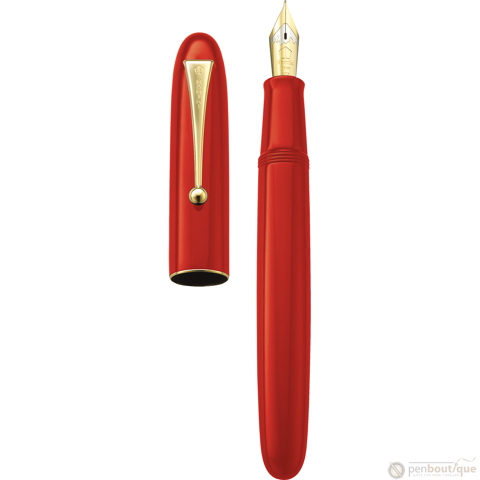 Namiki Yukari Royale Fountain Pen - Urushi Vermillion - Pen Boutique Ltd