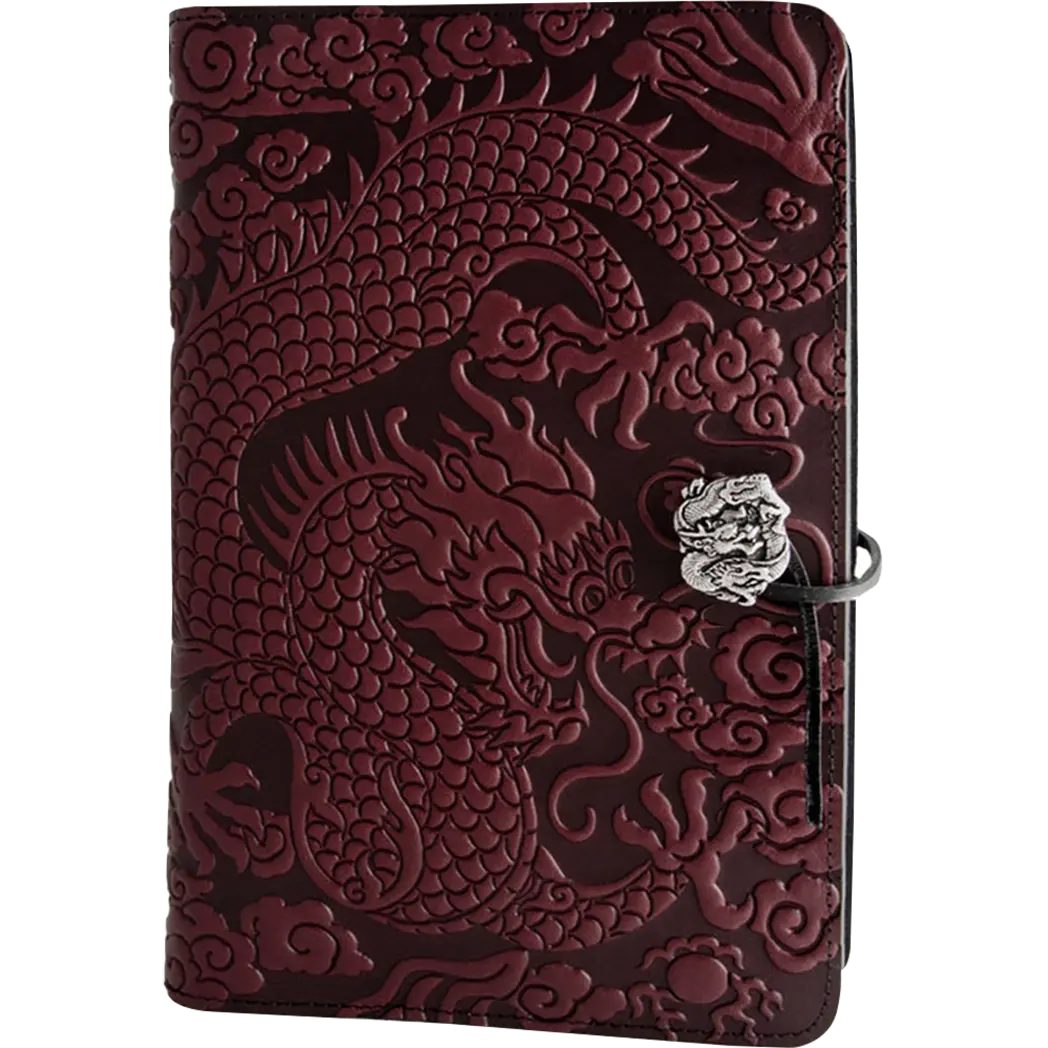 Oberon Design Cloud Dragon Large Journal - Wine - Pen Boutique Ltd