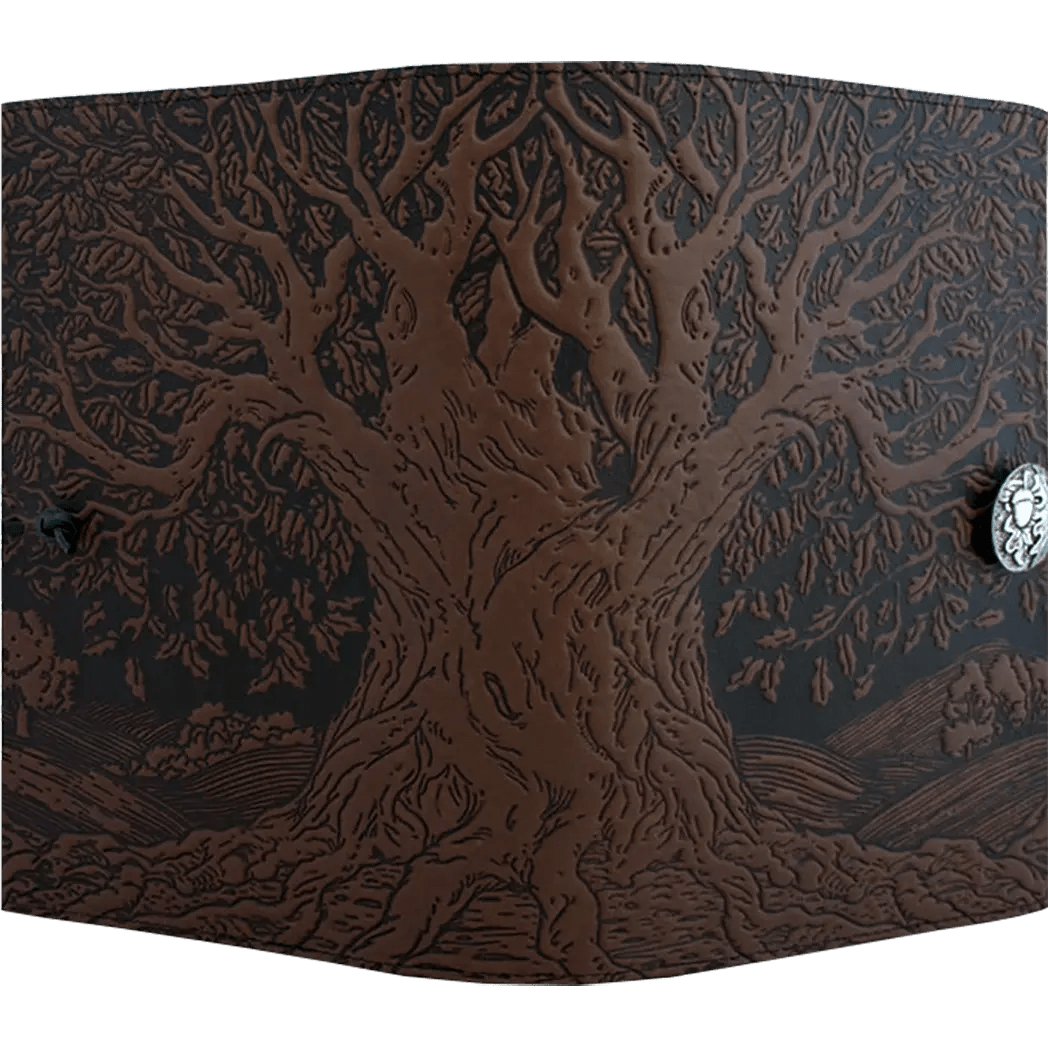 Oberon Design Tree of Life Chocolate Large Journal Cover - Pen Boutique Ltd