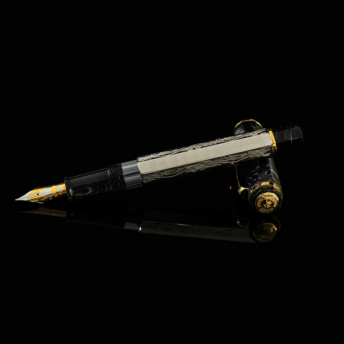 Omas Limited Edition Fountain Pen - Cobra - 14K Fine Nib - Pen Boutique Ltd