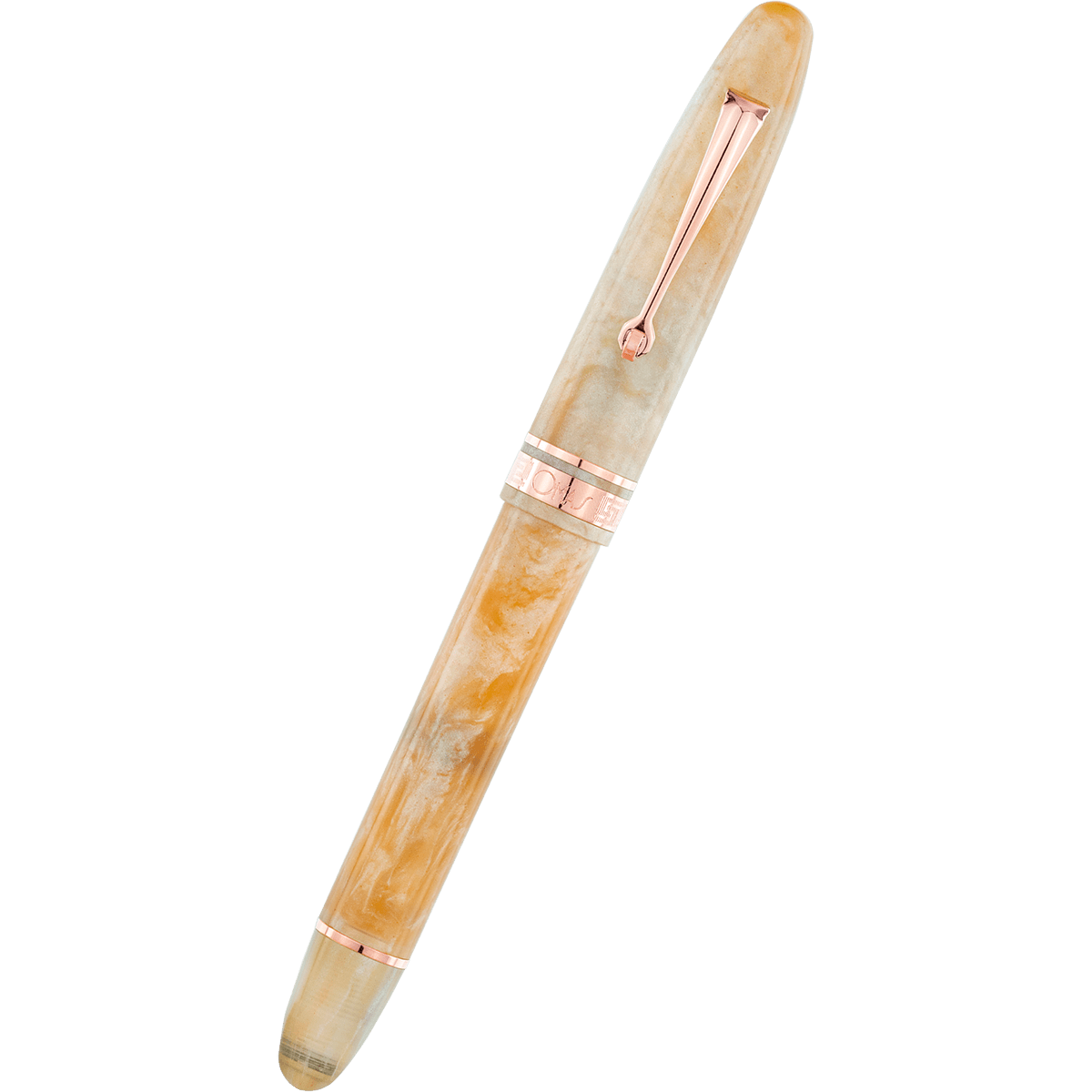 Omas Ogiva Fountain Pen - Peach Bellini Cocktail - Pen Boutique Ltd