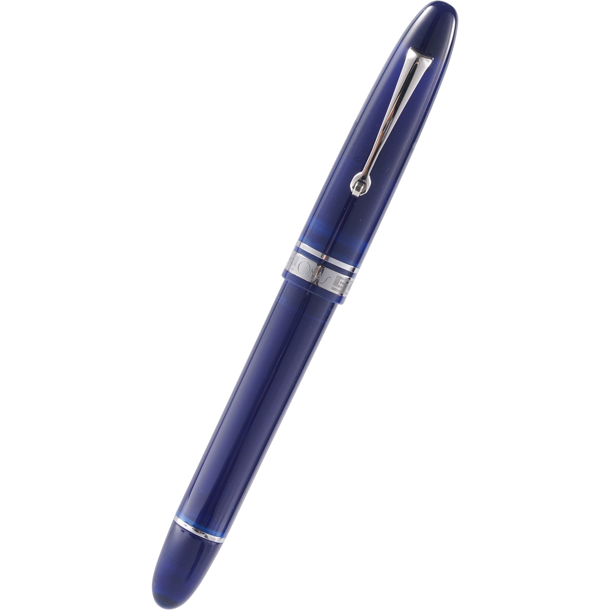 Omas Ogiva Rollerball Pen - Blue - Silver Trim - Pen Boutique Ltd