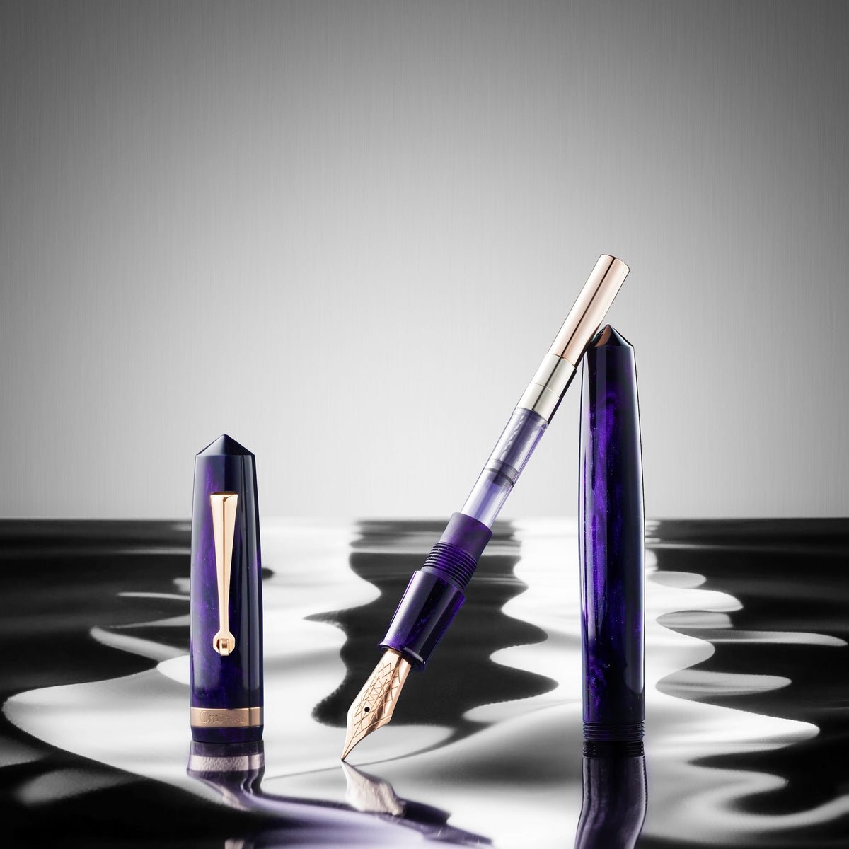 Omas Studio Fountain Pen - Ametista Profondo - Pen Boutique Ltd