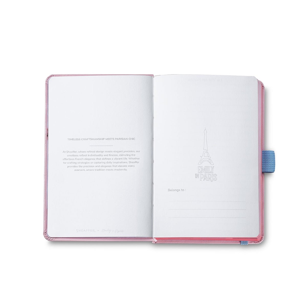 Sheaffer Sentinel x Emily in Paris Mini Ballpoint Pen - Pastel Pink + Hardbound Small Notebook (Gift Set) - Pen Boutique Ltd
