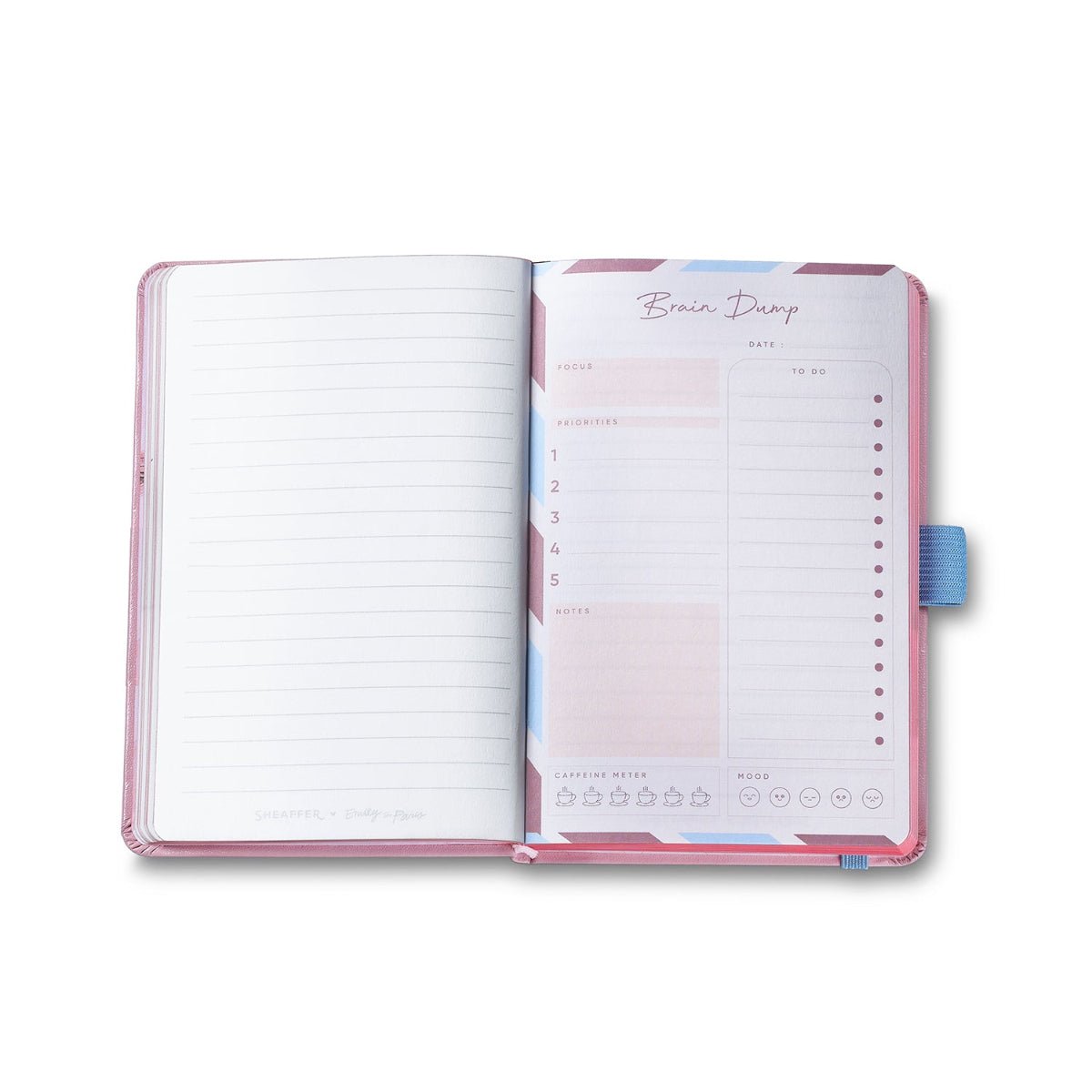 Sheaffer Sentinel x Emily in Paris Mini Ballpoint Pen - Pastel Pink + Hardbound Small Notebook (Gift Set) - Pen Boutique Ltd