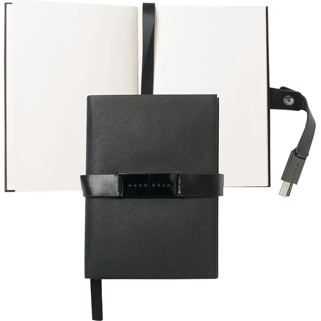 (Outlet) Hugo Boss A6 Folder with USB Binder - Pen Boutique Ltd