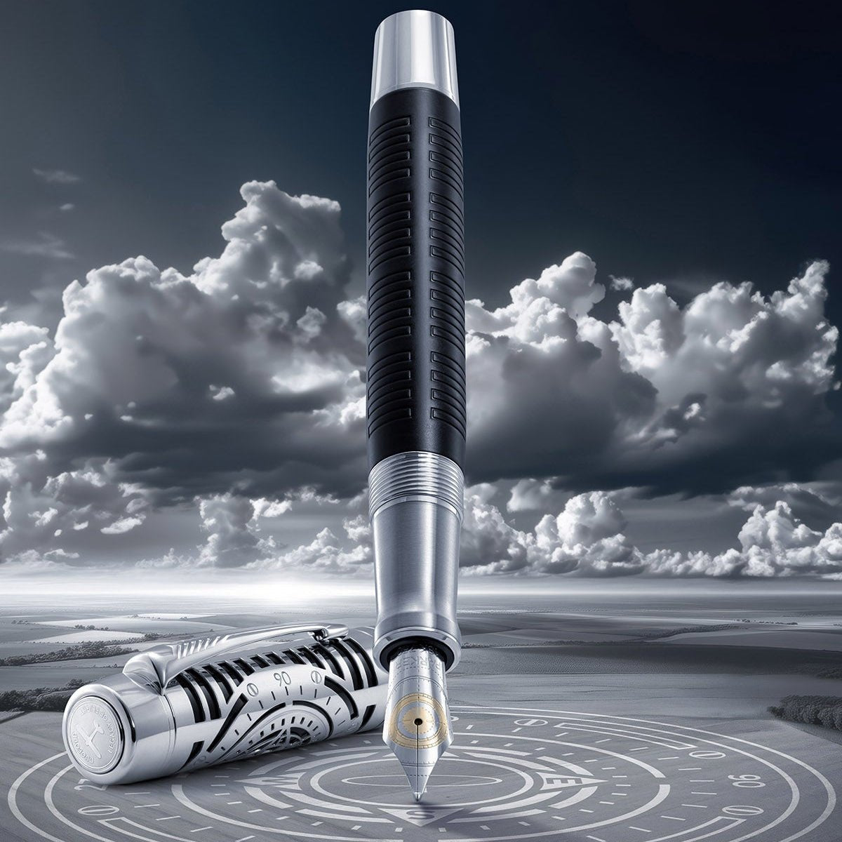 Parker Duofold Fountain Pen - Legacy of Flight (Limited Edition) - Pen Boutique Ltd