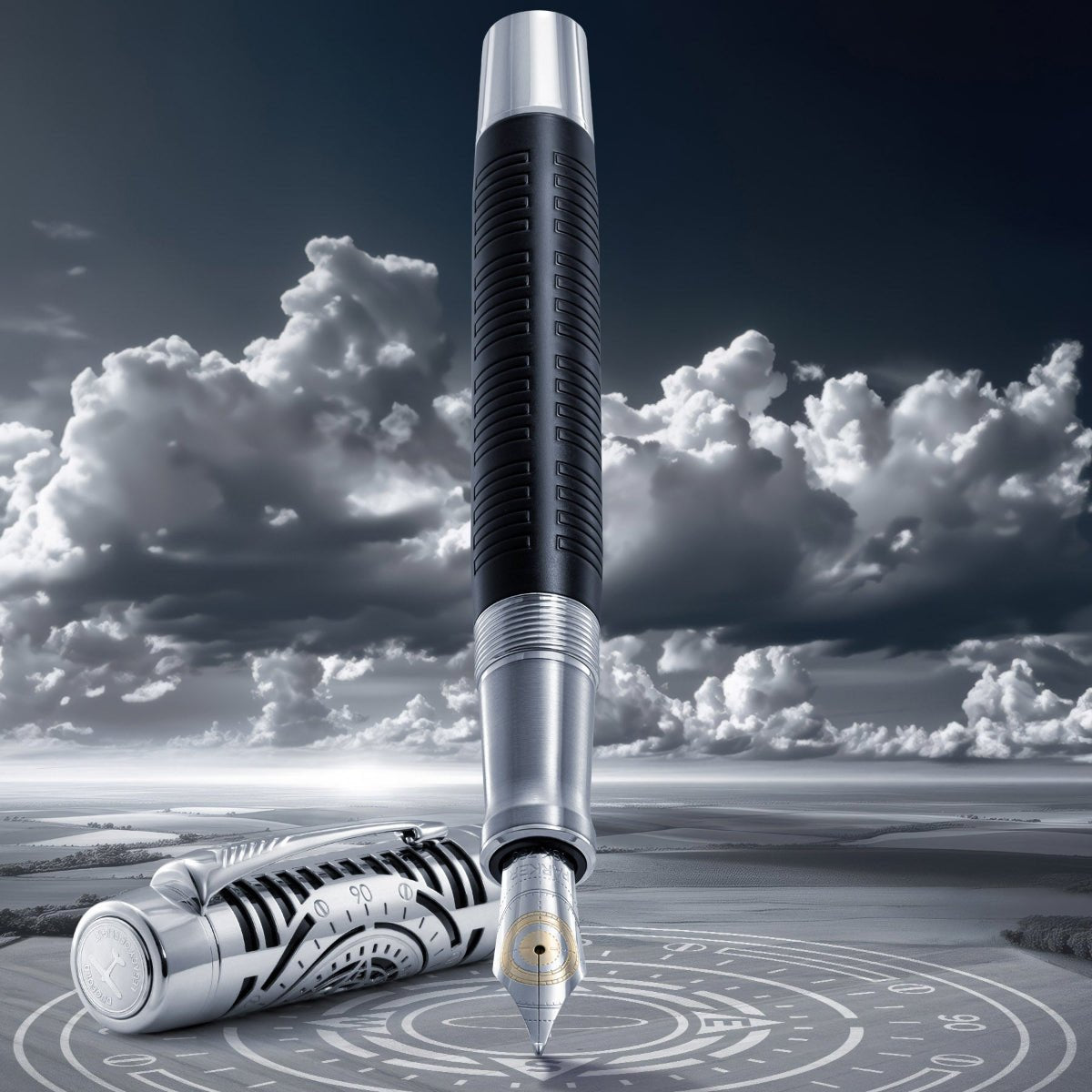 Parker Duofold Fountain Pen - Legacy of Flight (Limited Edition) - Pen Boutique Ltd