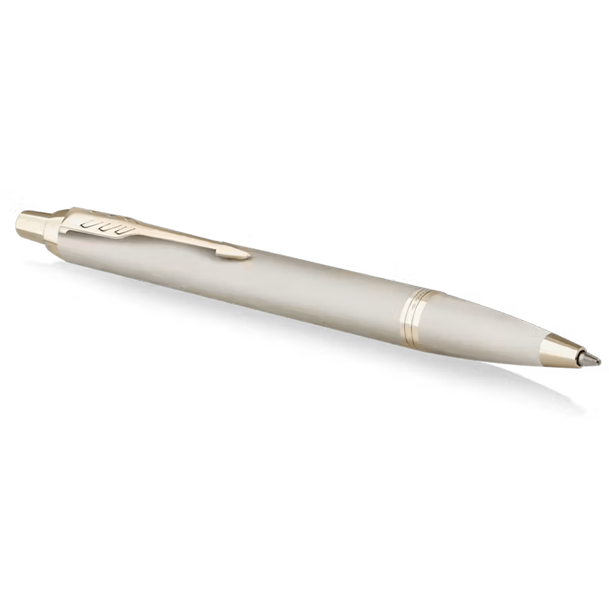 Parker IM Ballpoint Pen - Monochrome - Champagne - Pen Boutique Ltd