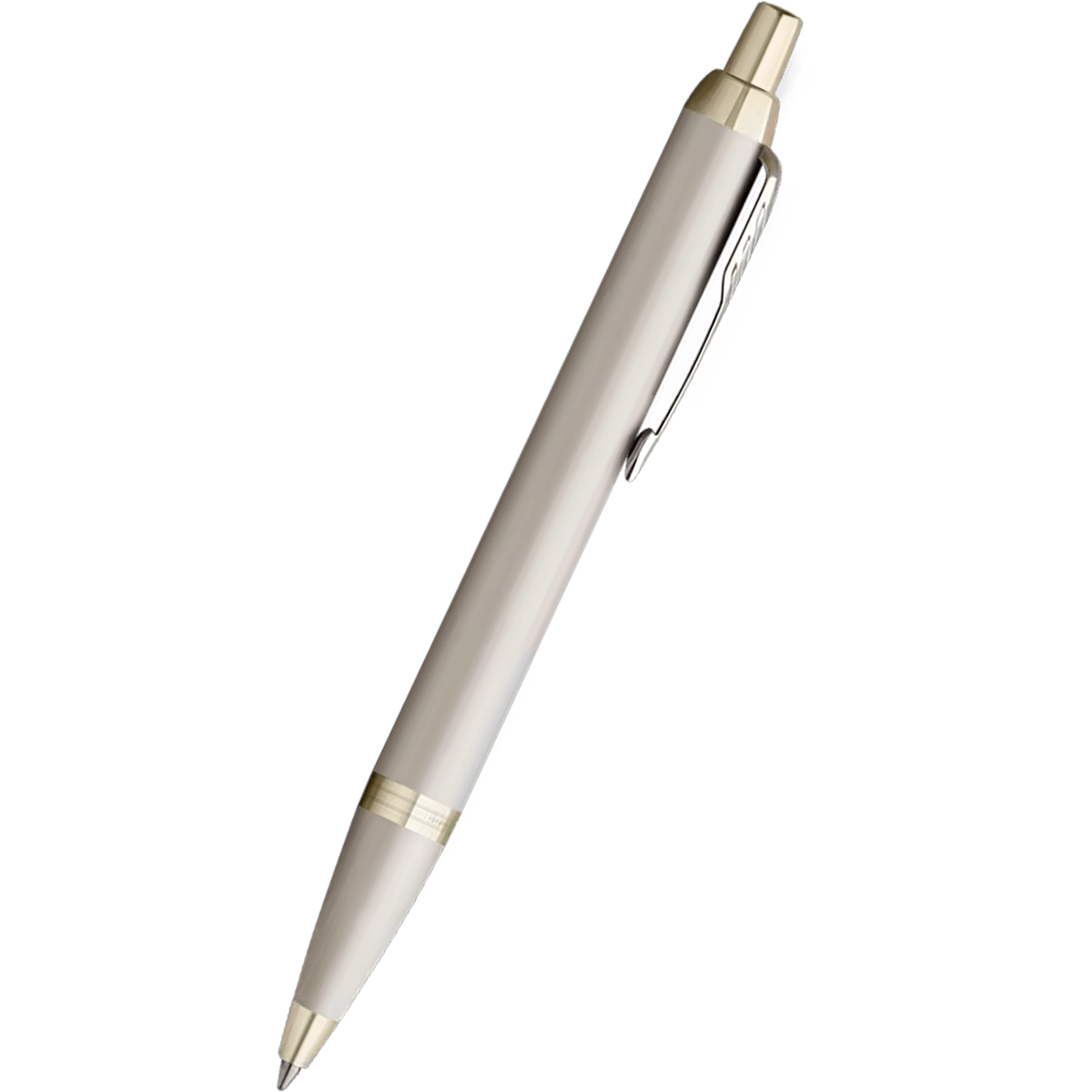 Parker IM Ballpoint Pen - Monochrome - Champagne - Pen Boutique Ltd
