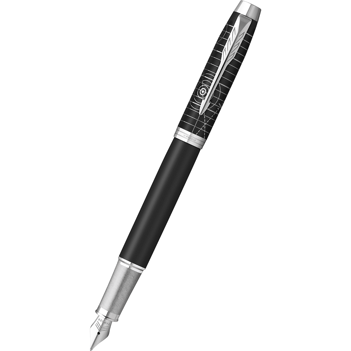 Parker IM Premium Fountain Pen - Legacy of Flight - Chrome Trim - Pen Boutique Ltd