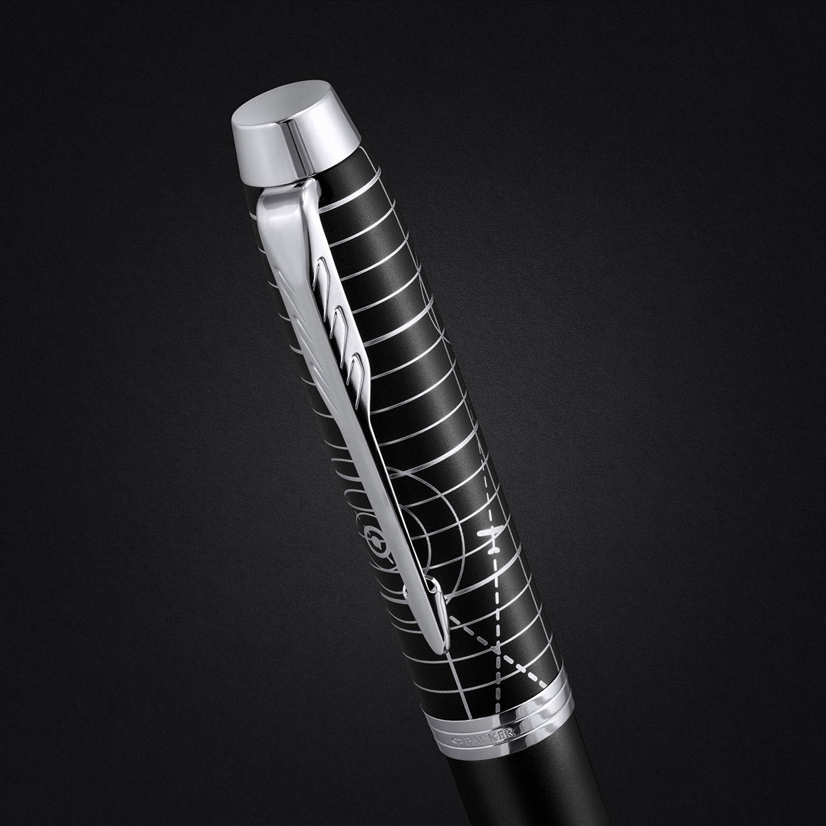 Parker IM Premium Rollerball Pen - Legacy of Flight - Chrome Trim - Pen Boutique Ltd