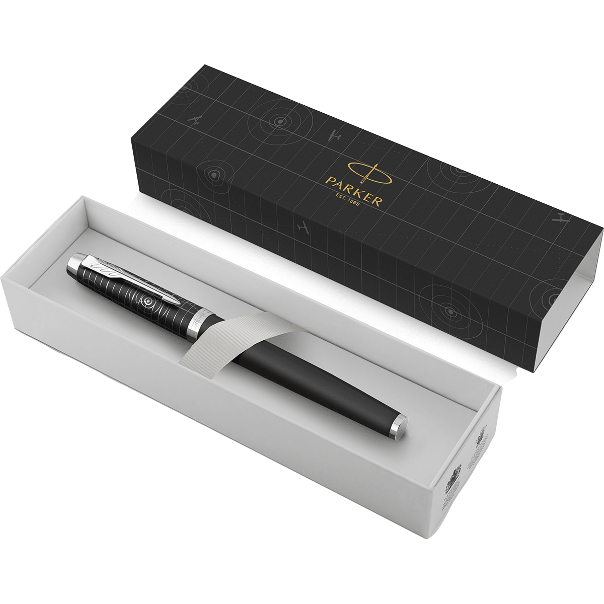 Parker IM Premium Rollerball Pen - Legacy of Flight - Chrome Trim - Pen Boutique Ltd