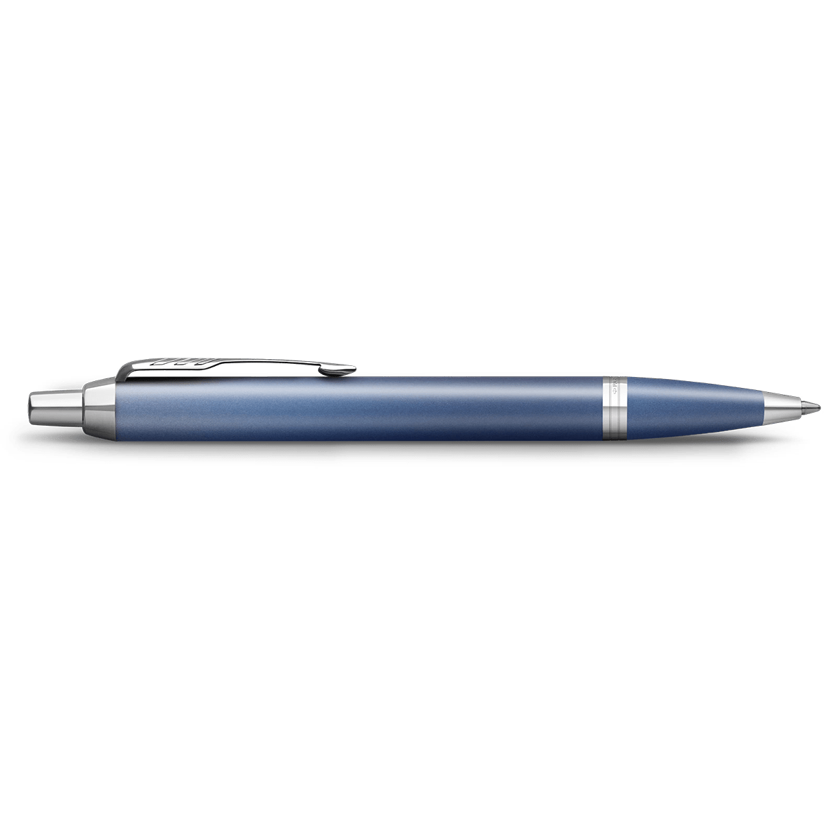Parker IM Writing Rituals Ballpoint Pen - Peaceful Blue Gradient - Chrome Trim - Pen Boutique Ltd