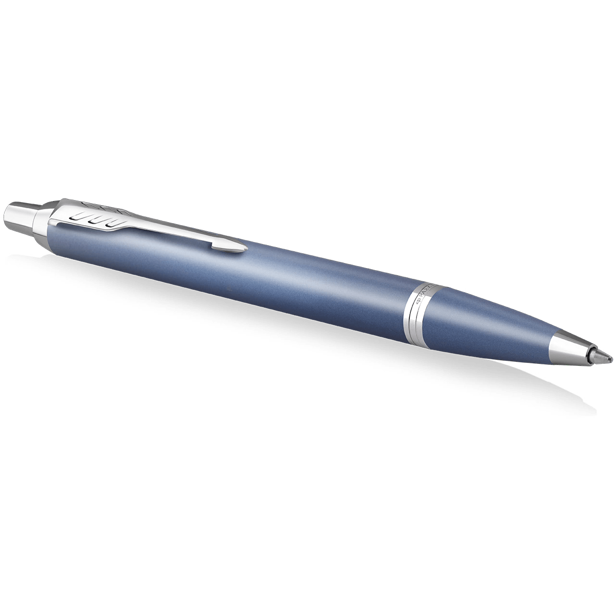 Parker IM Writing Rituals Ballpoint Pen - Peaceful Blue Gradient - Chrome Trim - Pen Boutique Ltd
