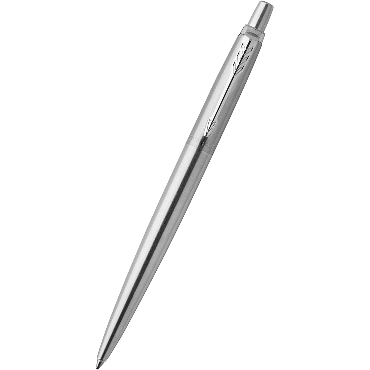 Parker Jotter Ballpoint Pen - Stainless Steel - Chrome Trim - Pen Boutique Ltd