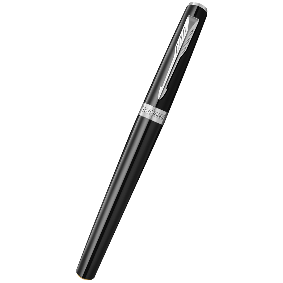 Parker Meridian Rollerball Pen - Black - Chrome Trim - Pen Boutique Ltd