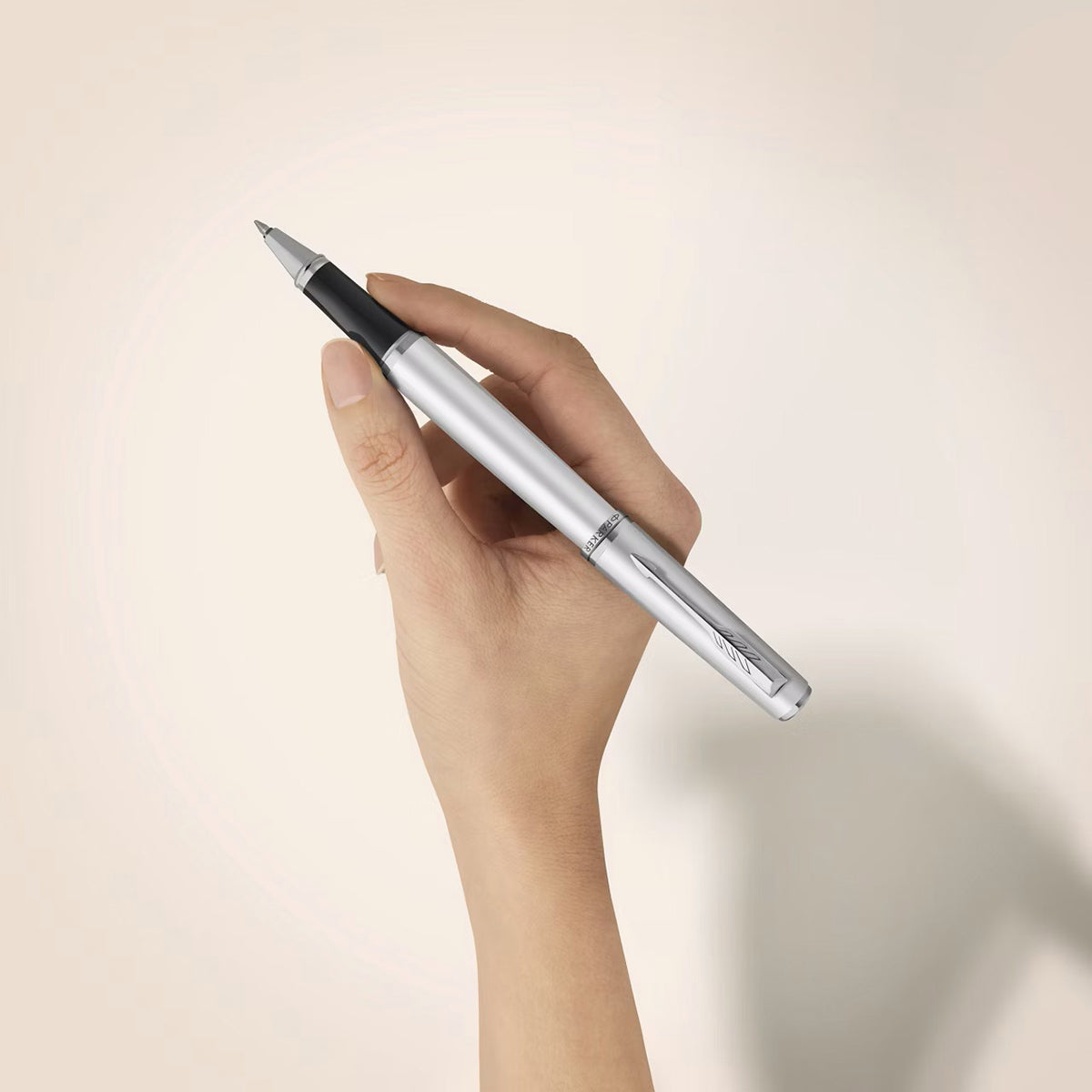 Parker Meridian Rollerball Pen - Chrome - Chrome Trim - Pen Boutique Ltd