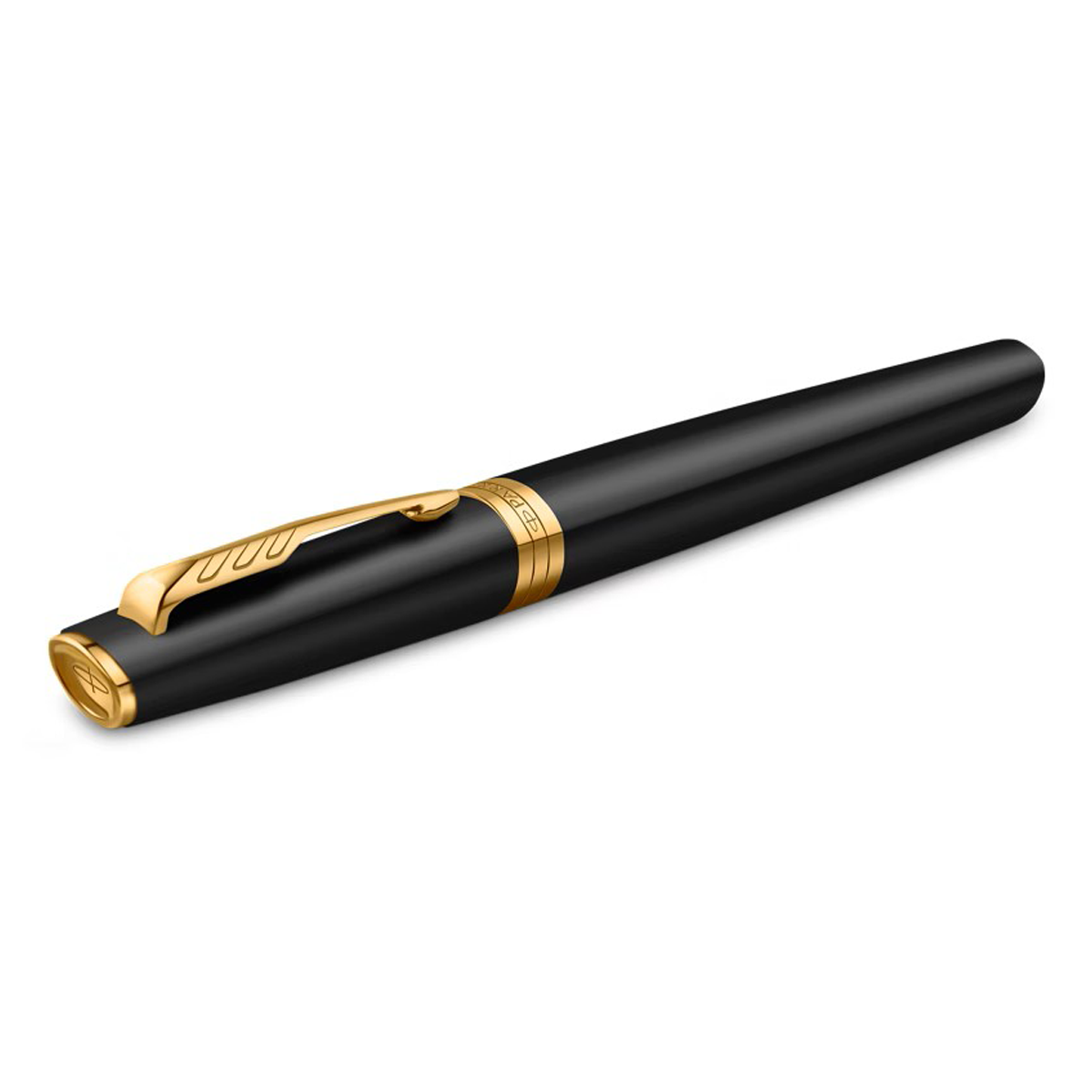 Parker Meridian Rollerbal Pen - Matte Black - Gold Trim-Pen Boutique Ltd