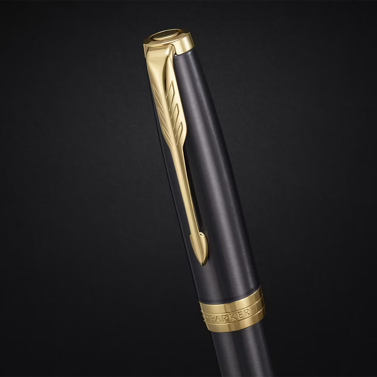 Parker Sonnet Fountain Pen - Grey - Gold Trim-Pen Boutique Ltd