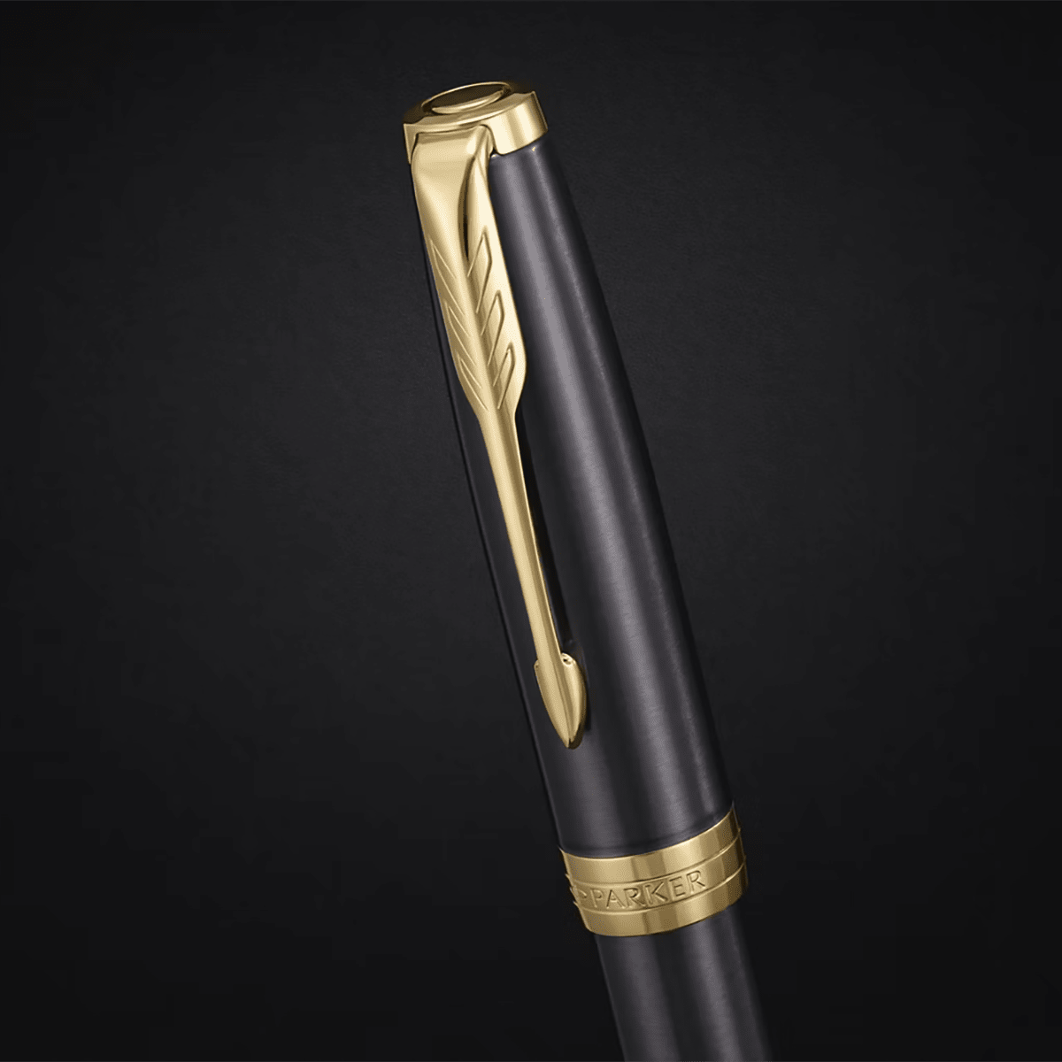 Parker Sonnet Fountain Pen - Grey - Gold Trim - Pen Boutique Ltd
