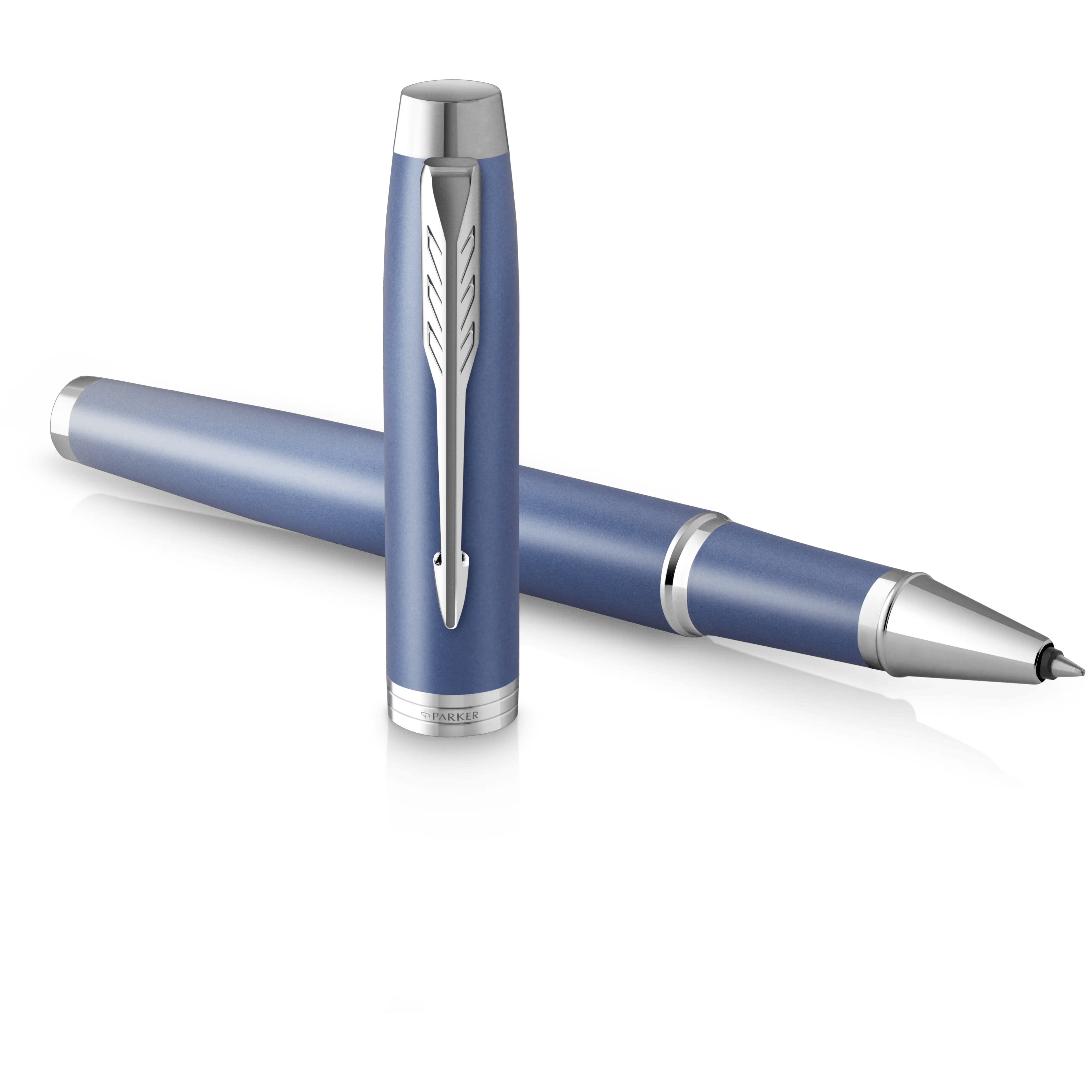 Parker IM Writing Rituals Rollerball Pen - Peaceful Blue Gradient - Chrome Trim - Pen Boutique Ltd
