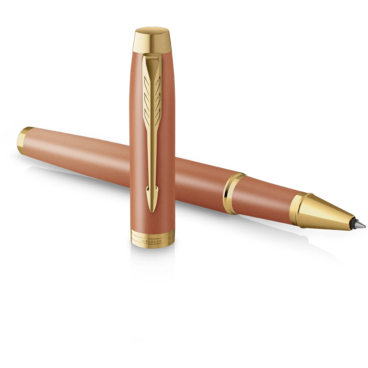 Parker IM Writing Rituals Rollerball Pen - Uplifting Orange Gradient - Gold Trim - Pen Boutique Ltd