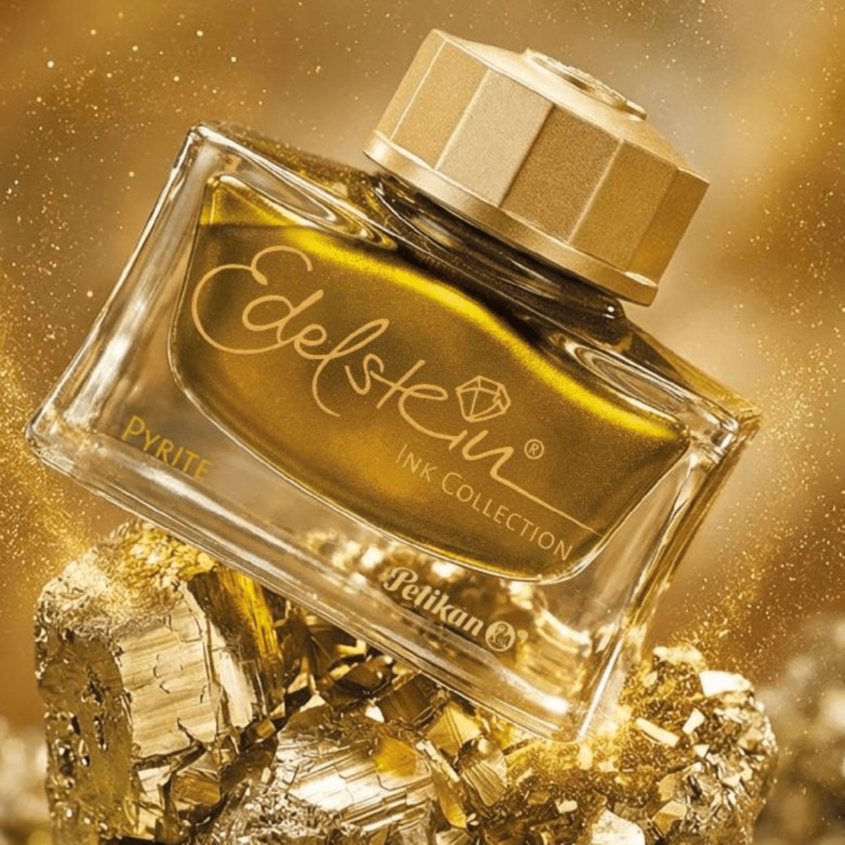 Pelikan Edelstein Ink Bottle - Pyrite - 50ml (Ink Of The Year 2026) - Pen Boutique Ltd