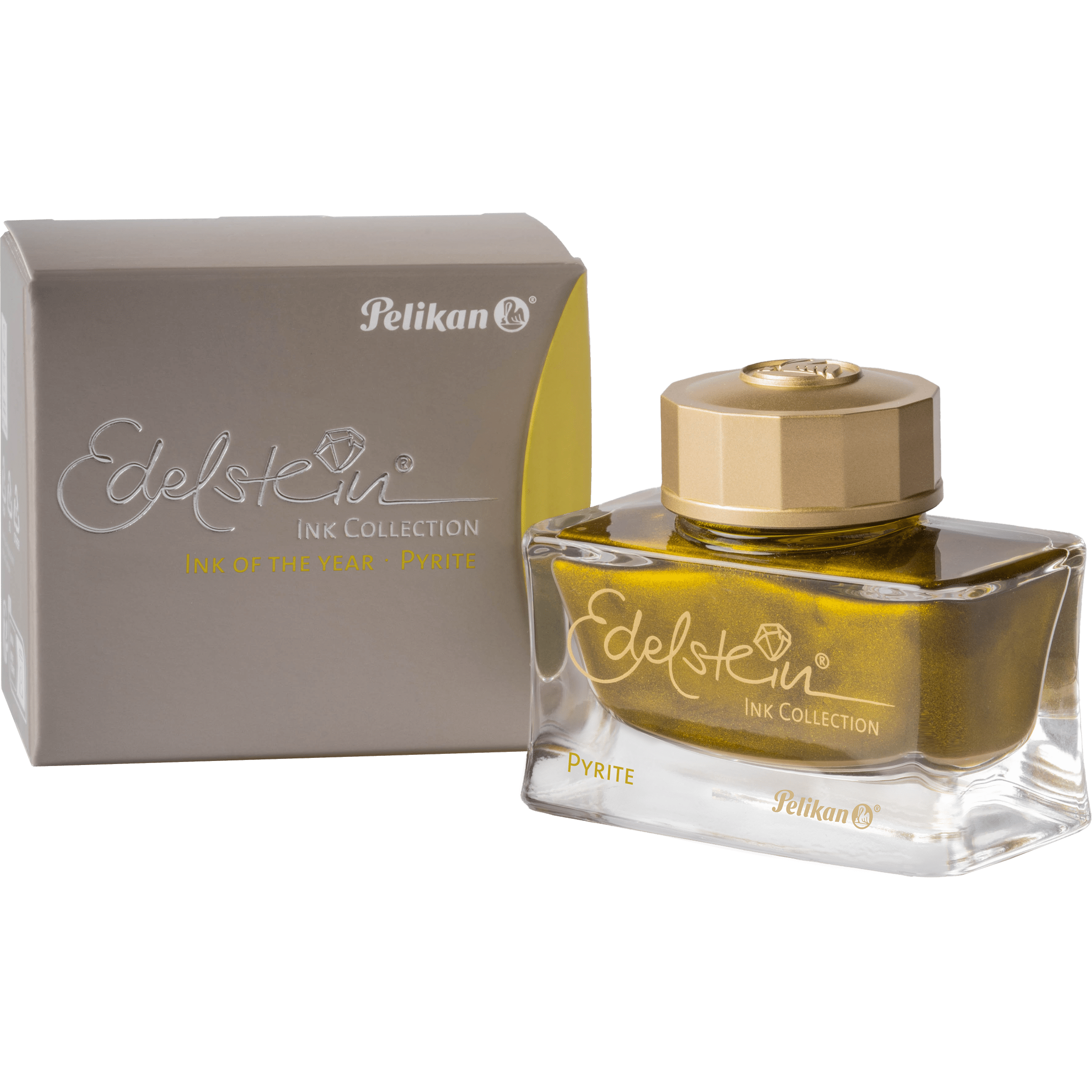Pelikan Edelstein Ink Bottle - Pyrite - 50ml (Ink Of The Year 2026) - Pen Boutique Ltd