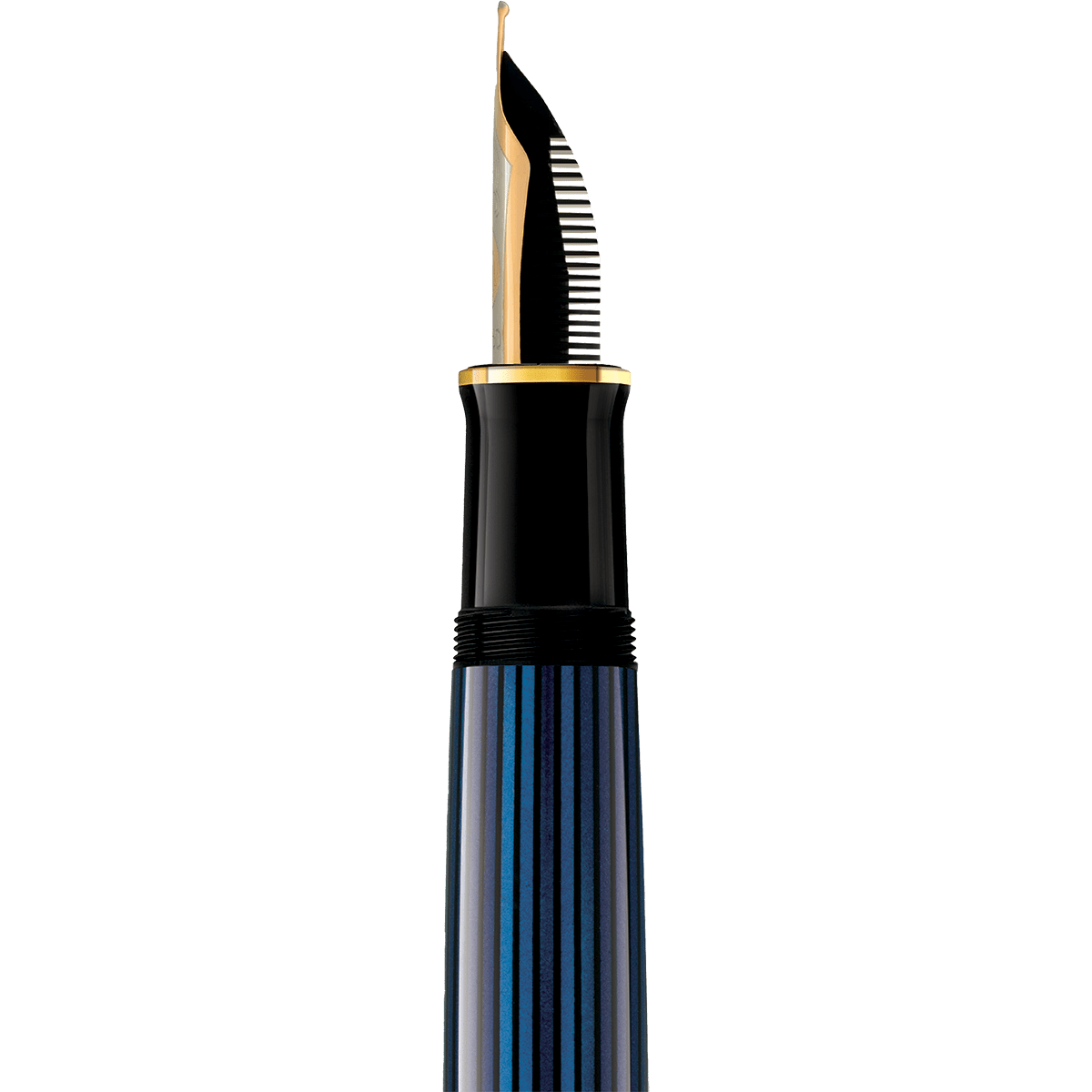 Pelikan Souveran Fountain Pen - M1000 Black & Blue - Pen Boutique Ltd