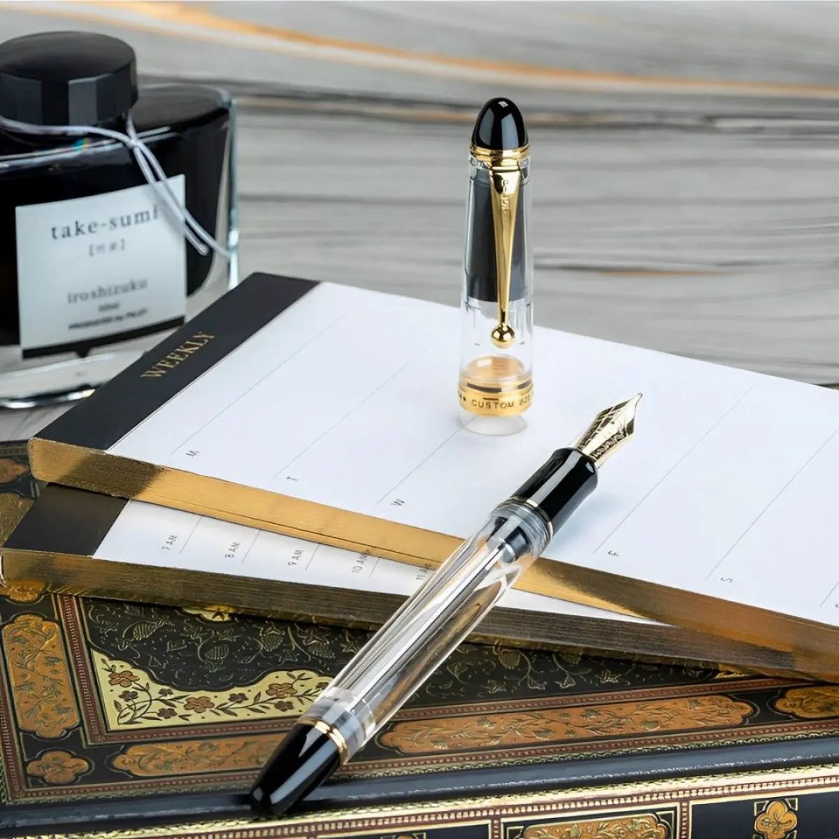 Pilot Custom 823 Fountain pen - Demo Clear - Pen Boutique Ltd