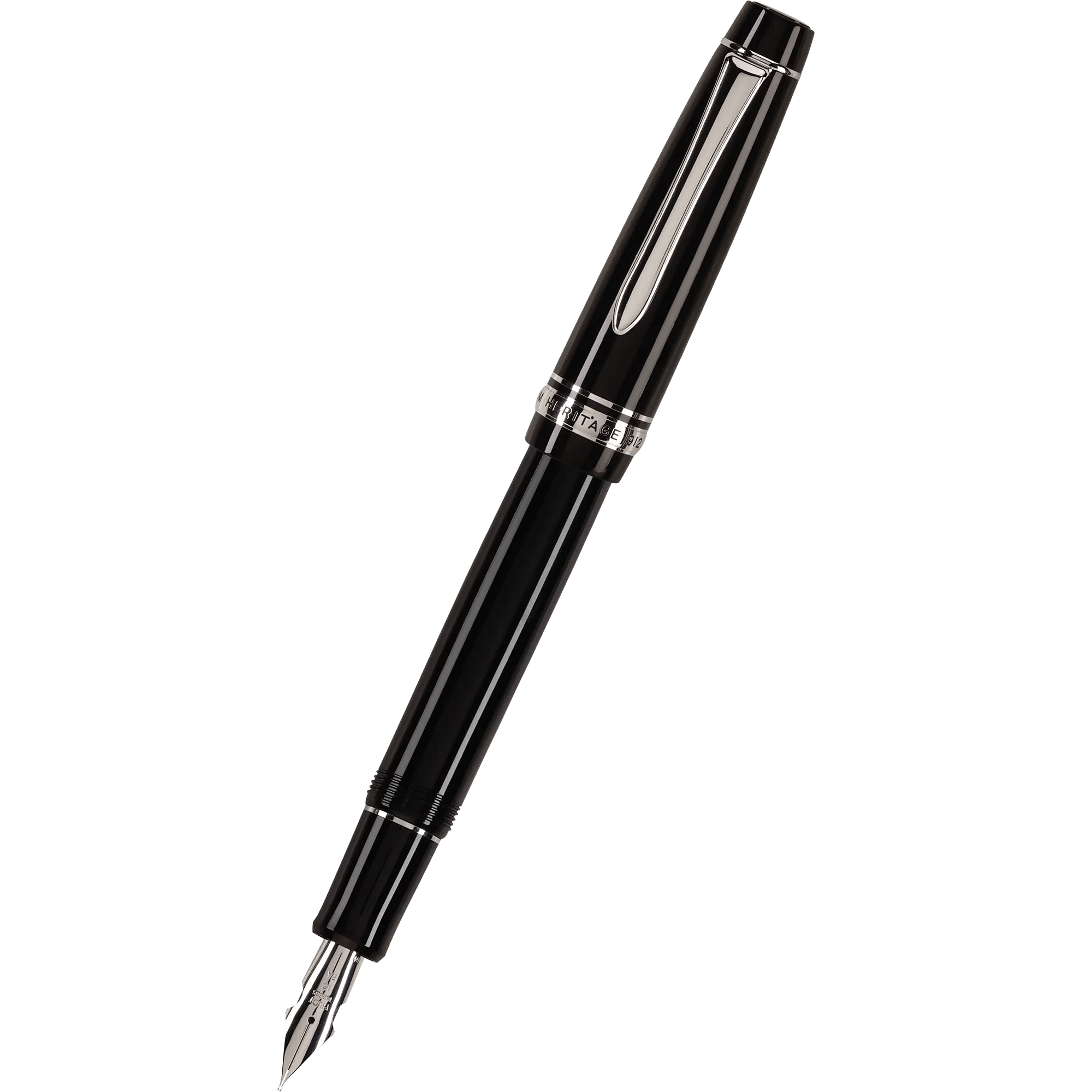 Pilot Custom Heritage 912 Fountain Pen - Black - Pen Boutique Ltd