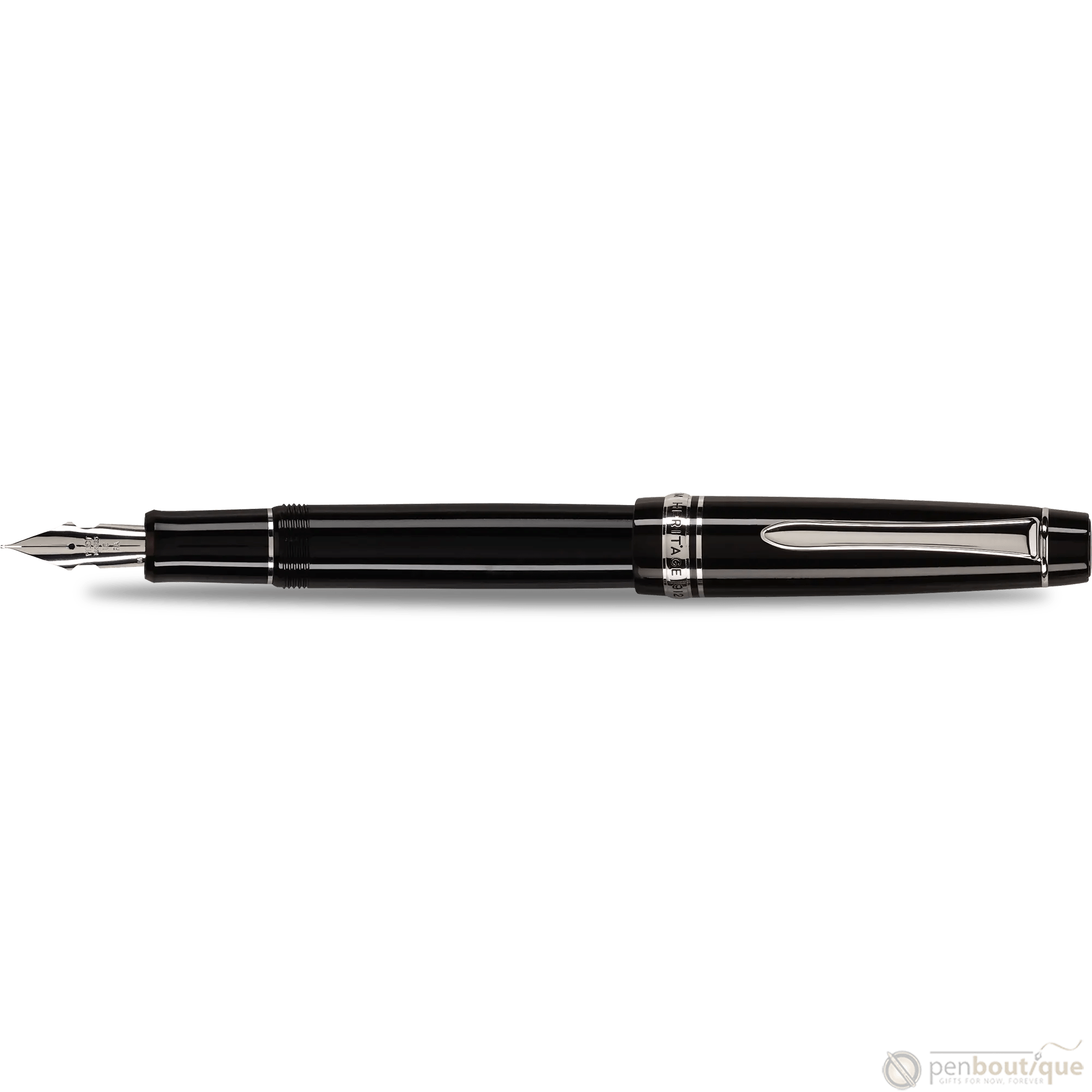 Pilot Custom Heritage 912 Fountain Pen - Black - Pen Boutique Ltd
