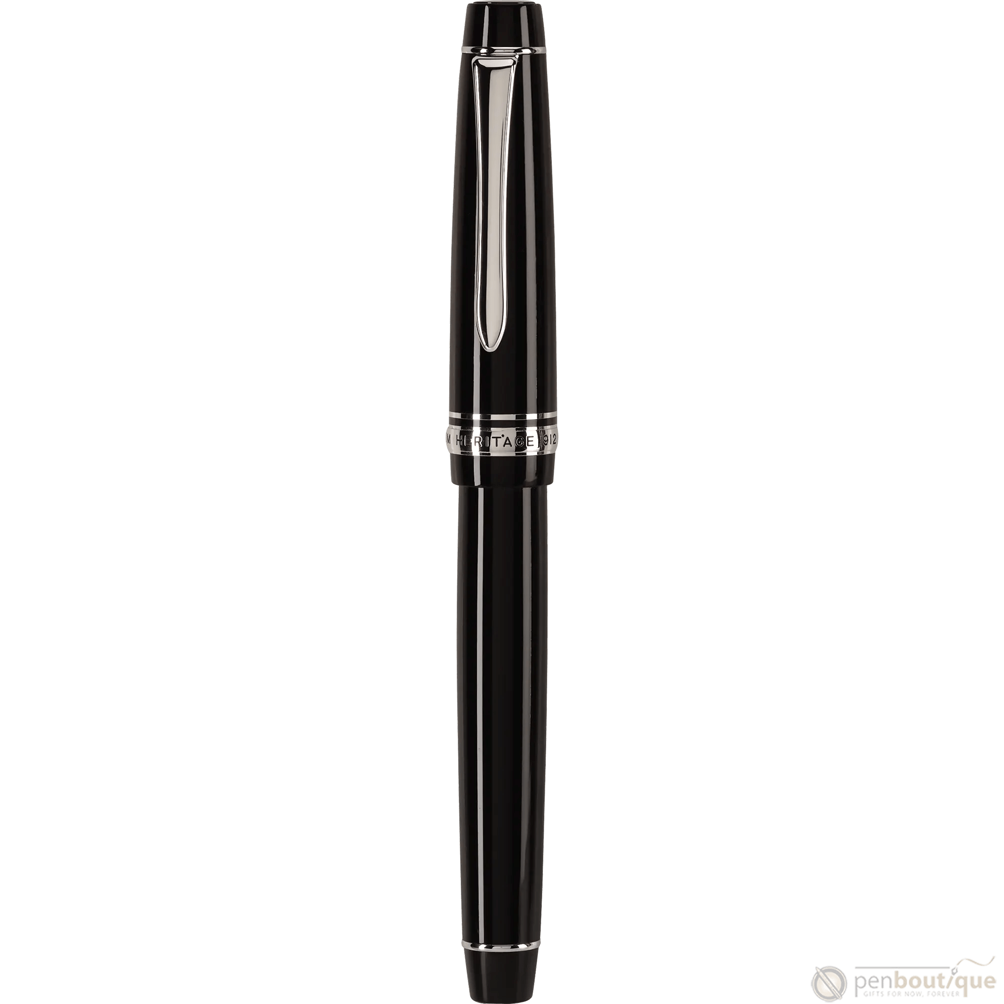Pilot Custom Heritage 912 Fountain Pen - Black - Pen Boutique Ltd