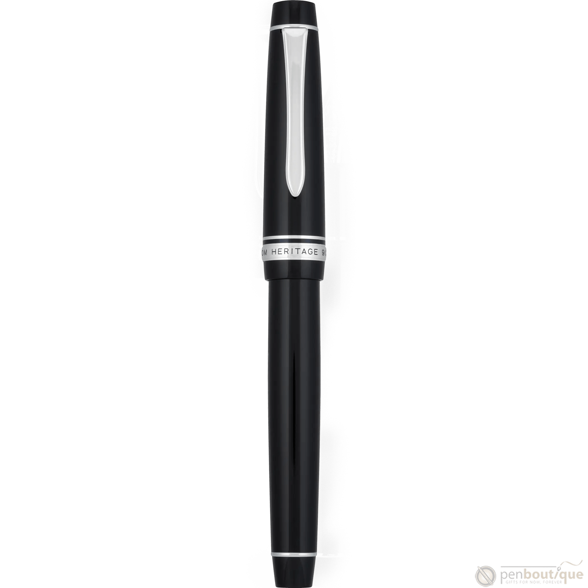Pilot Custom Heritage 912 Fountain Pen - Black - Pen Boutique Ltd