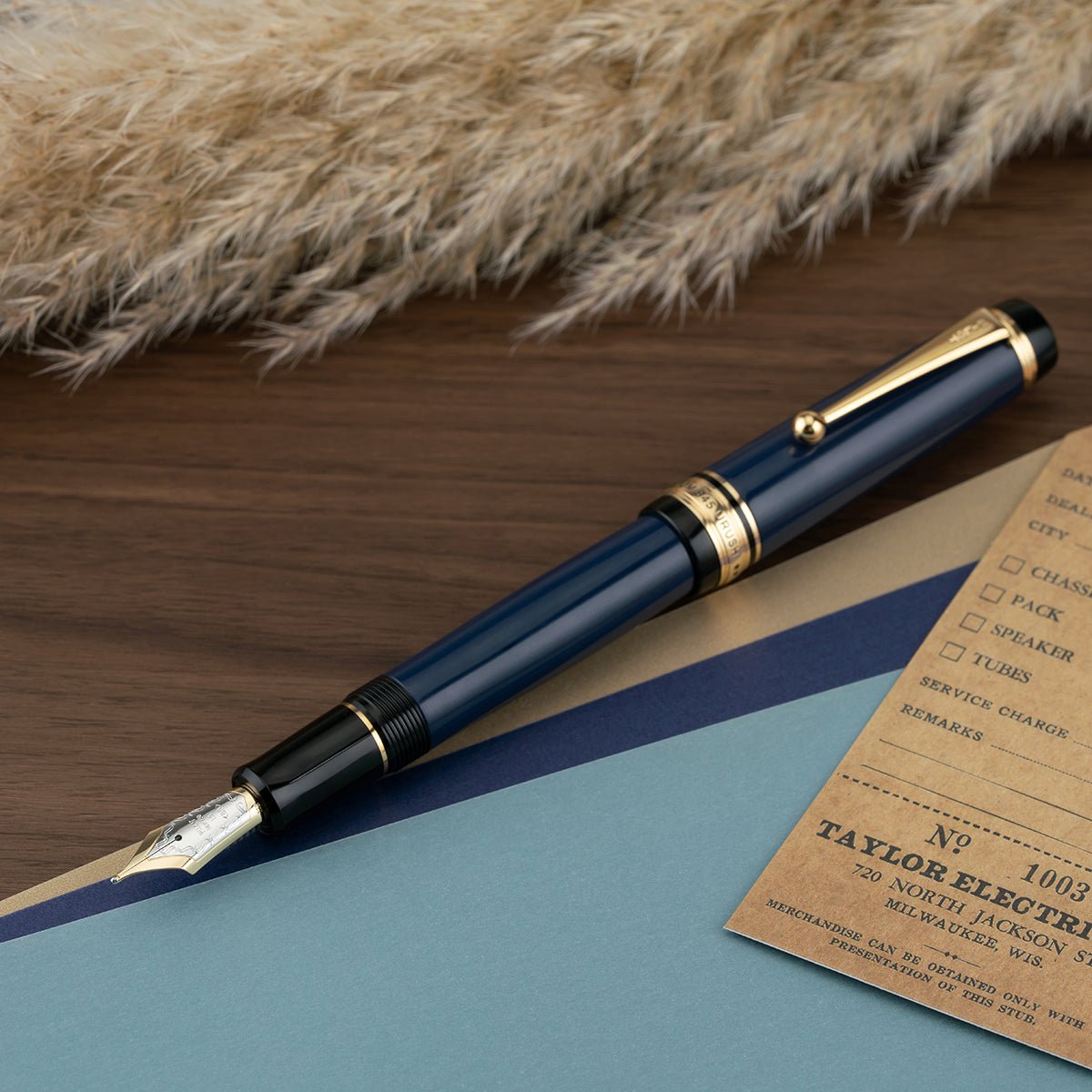 Pilot Custom Urushi 845 Fountain Pen - Prussian Blue - Pen Boutique Ltd