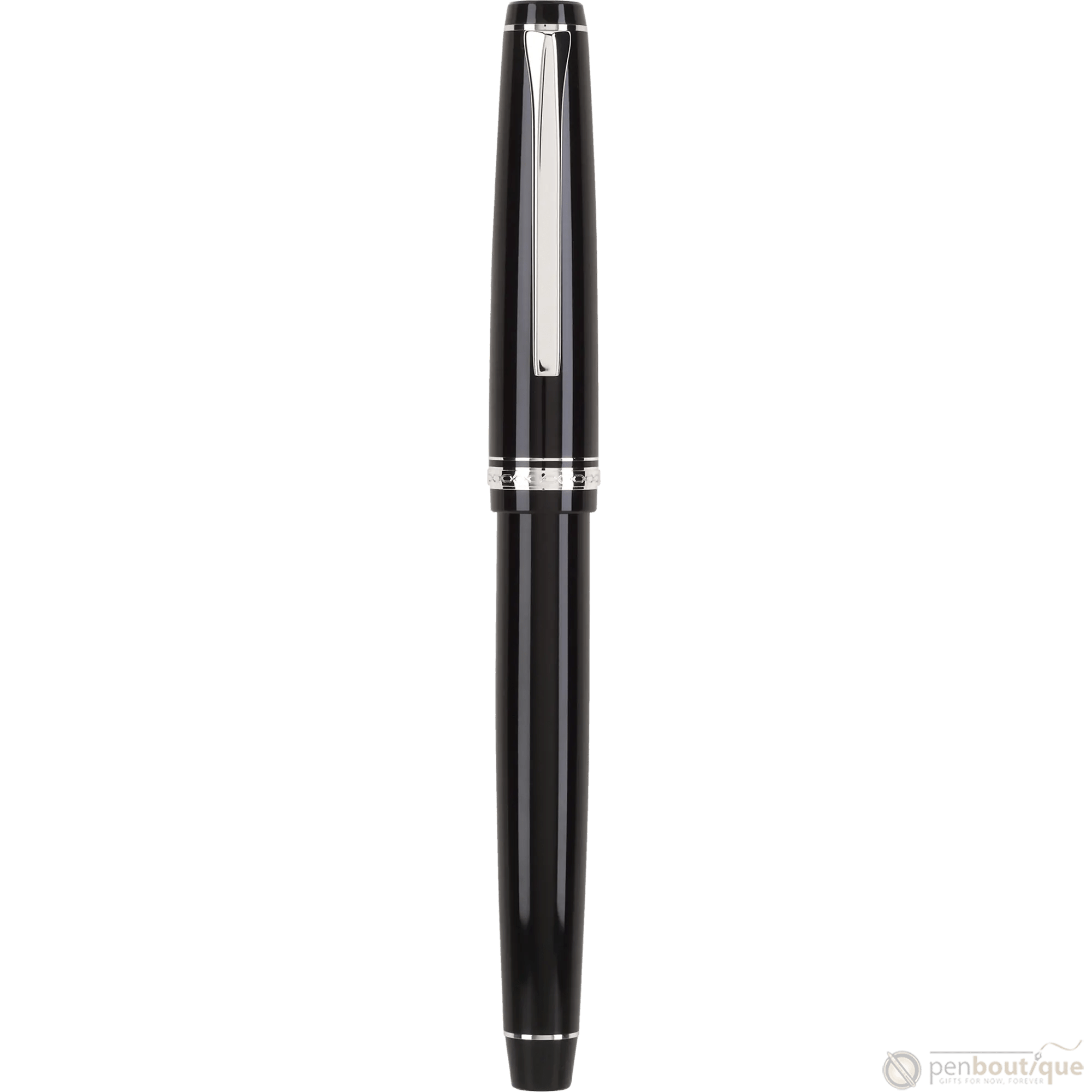 Pilot Falcon Fountain Pen - Black - Rhodium Trim - Pen Boutique Ltd