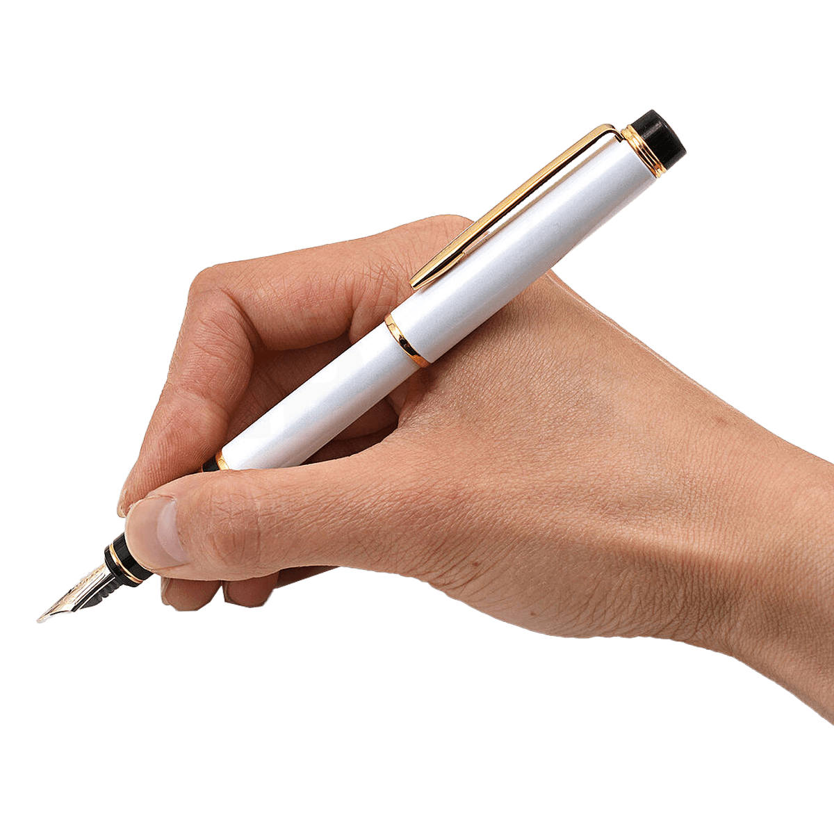Pilot Grance Fountain Pen - White - 14K - Pen Boutique Ltd