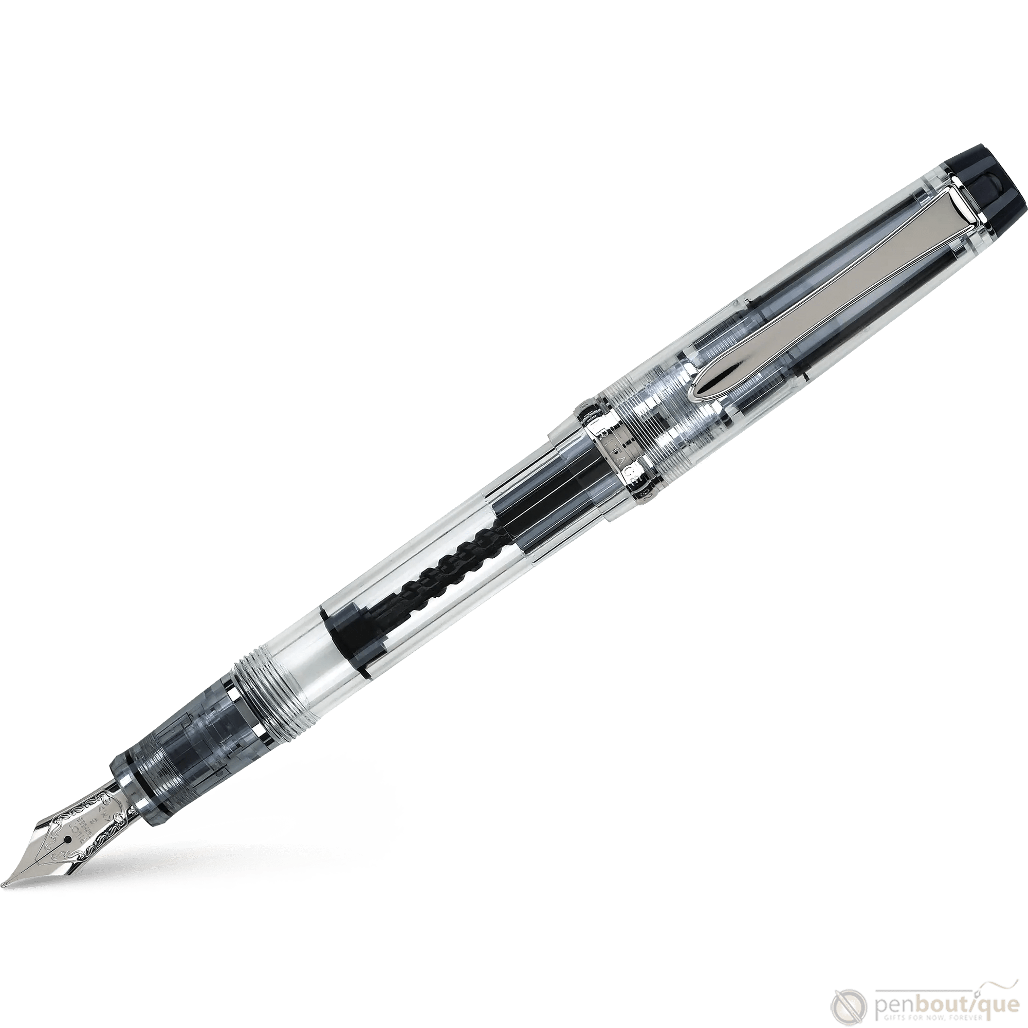Pilot Heritage 92 Fountain Pen - Clear - Pen Boutique Ltd