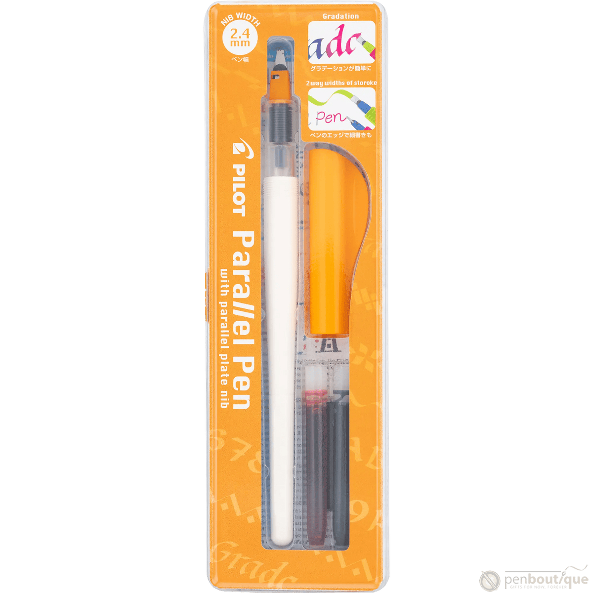 Pilot Parallel Fountain Pen - 2.4mm - Pen Boutique Ltd