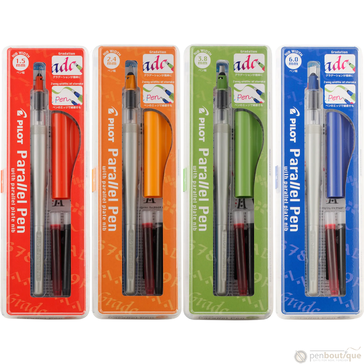 Pilot Parallel Fountain Pen - 2.4mm - Pen Boutique Ltd