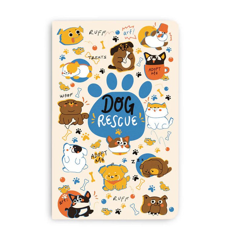 Retro 51 Pocket Notebook - Denik Dog Rescue 5 - Dot Grid - Pen Boutique Ltd
