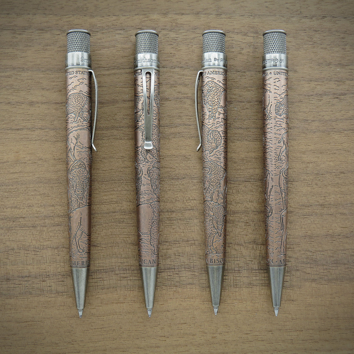 Retro 51 Smithsonian Rollerball Pen - Bison: Standing Strong (Numbered Edition)-Pen Boutique Ltd