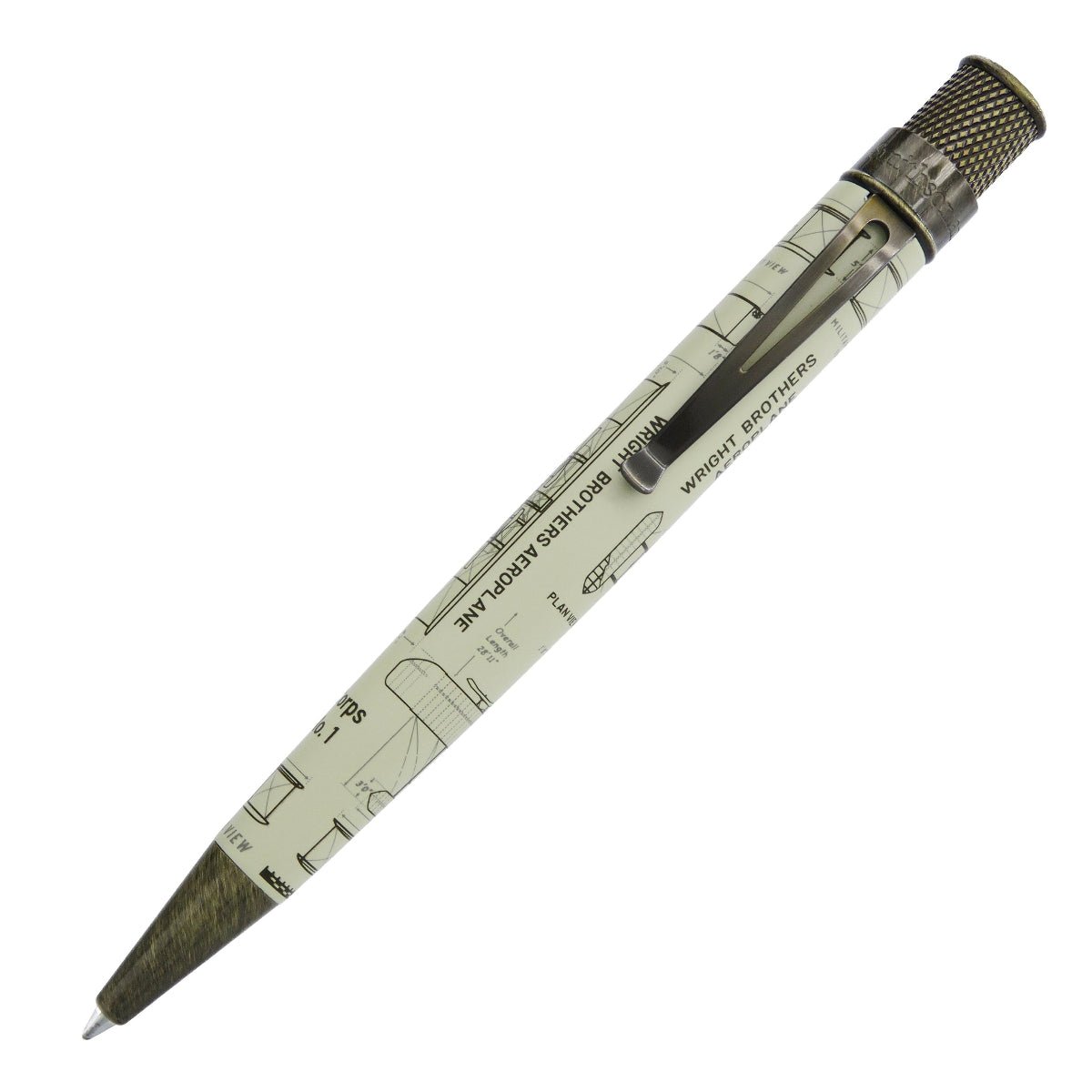 Retro 51 Smithsonian Rollerball Pen - Wright Brothers Aeroplane - Pen Boutique Ltd