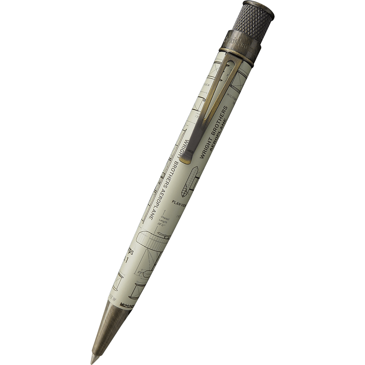 Retro 51 Smithsonian Rollerball Pen - Wright Brothers Aeroplane - Pen Boutique Ltd