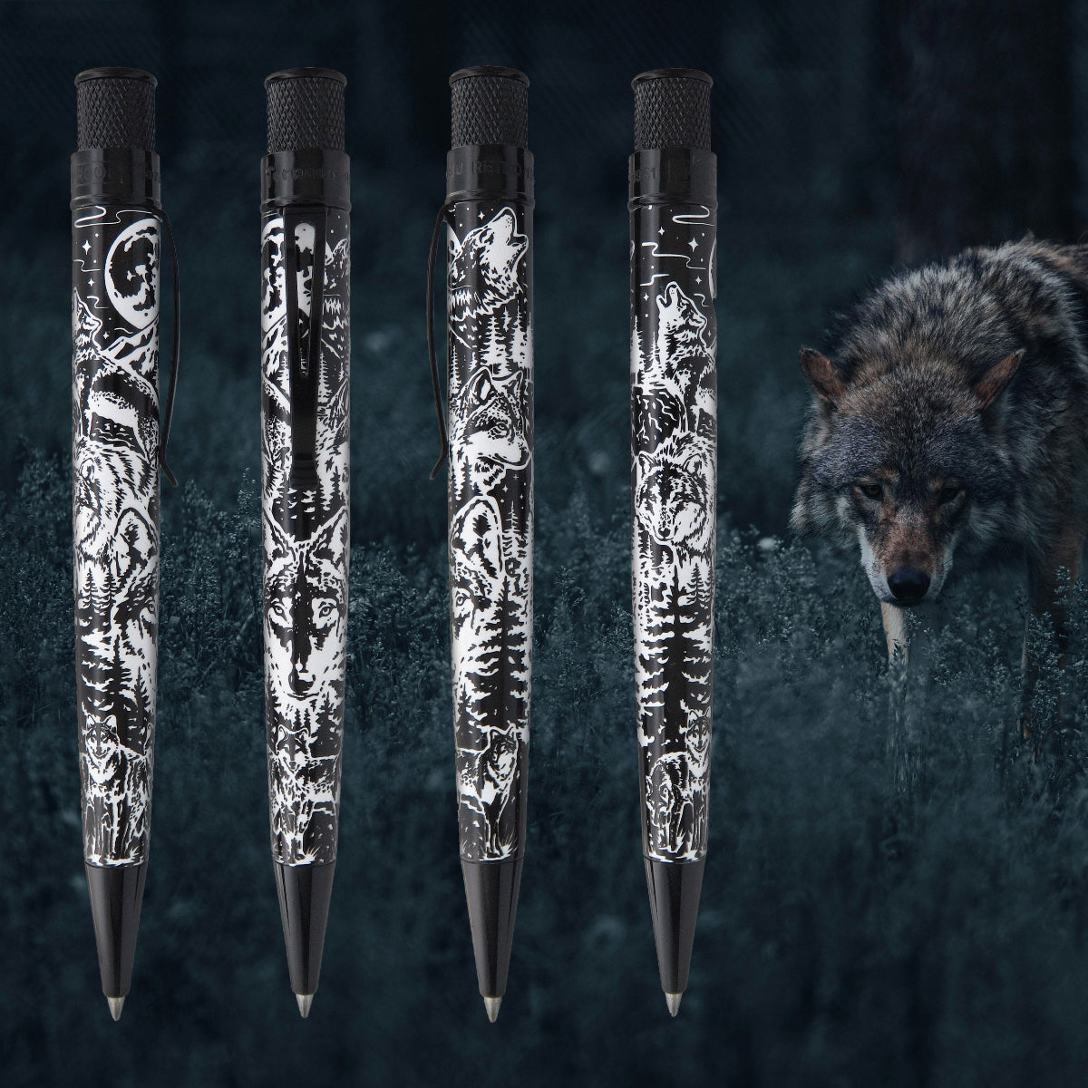 Retro 51 Tornado Ballpoint Pen - Wolf Rescue - Pen Boutique Ltd