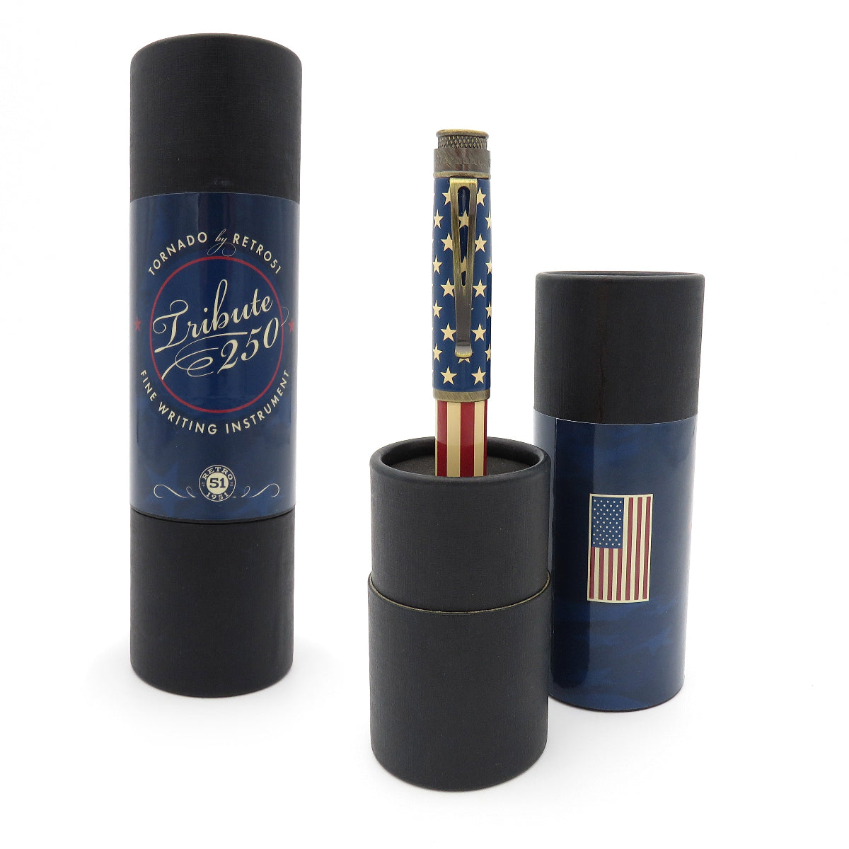 Retro 51 Tornado Fountain Pen - Tribute 250 (Limited Edition) - Pen Boutique Ltd